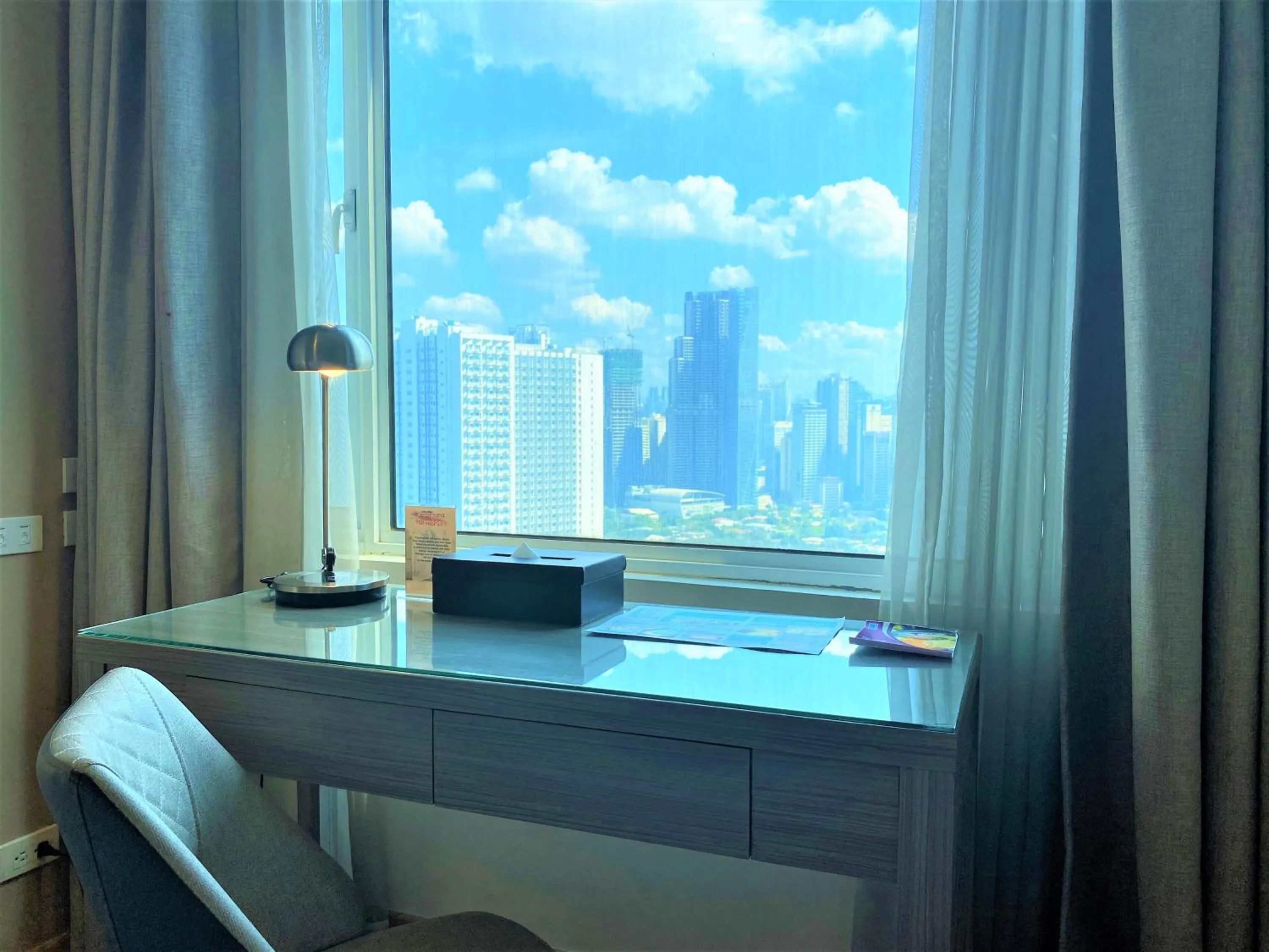 City view in One Pacific Place Serviced Residences