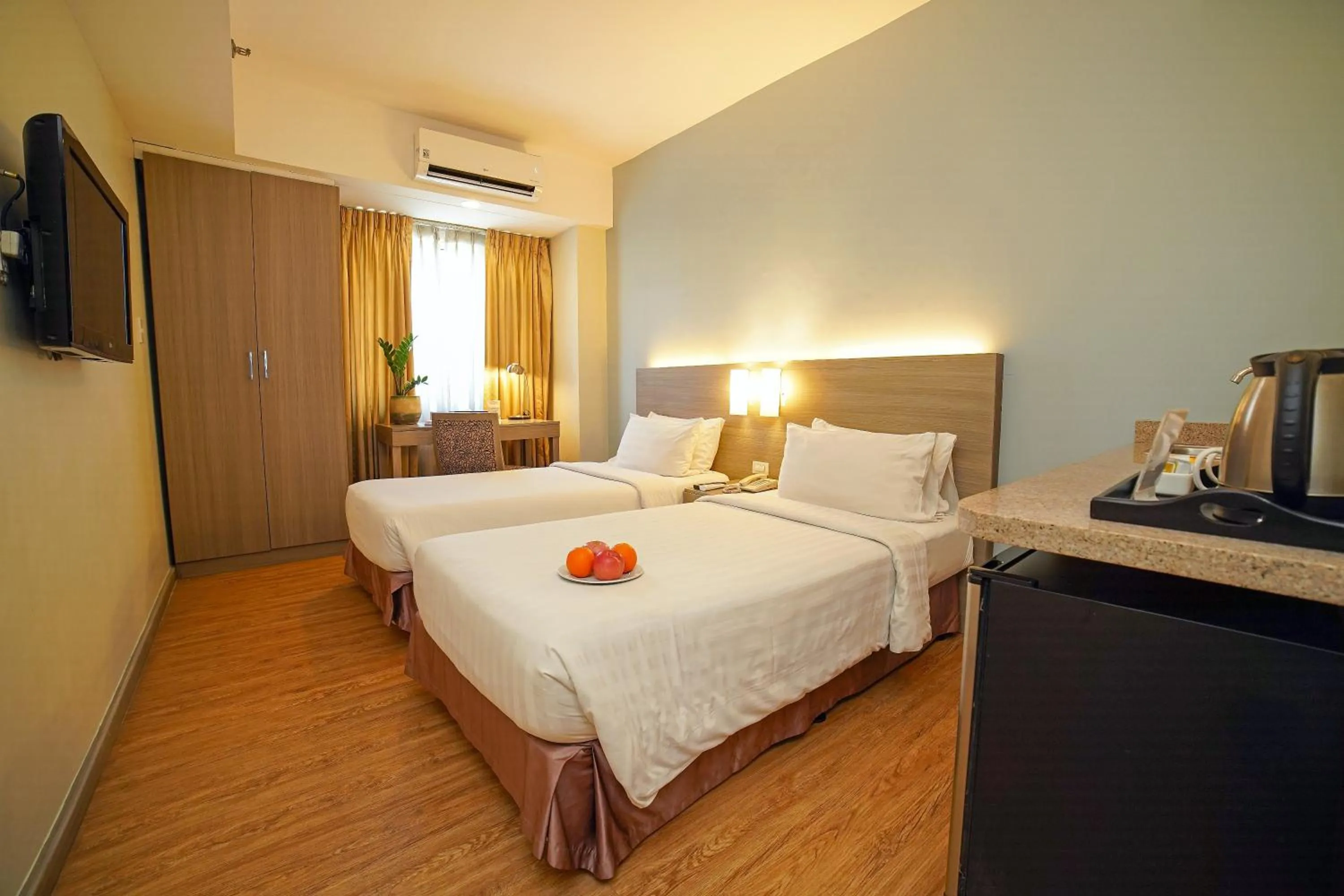 Bed in One Pacific Place Serviced Residences