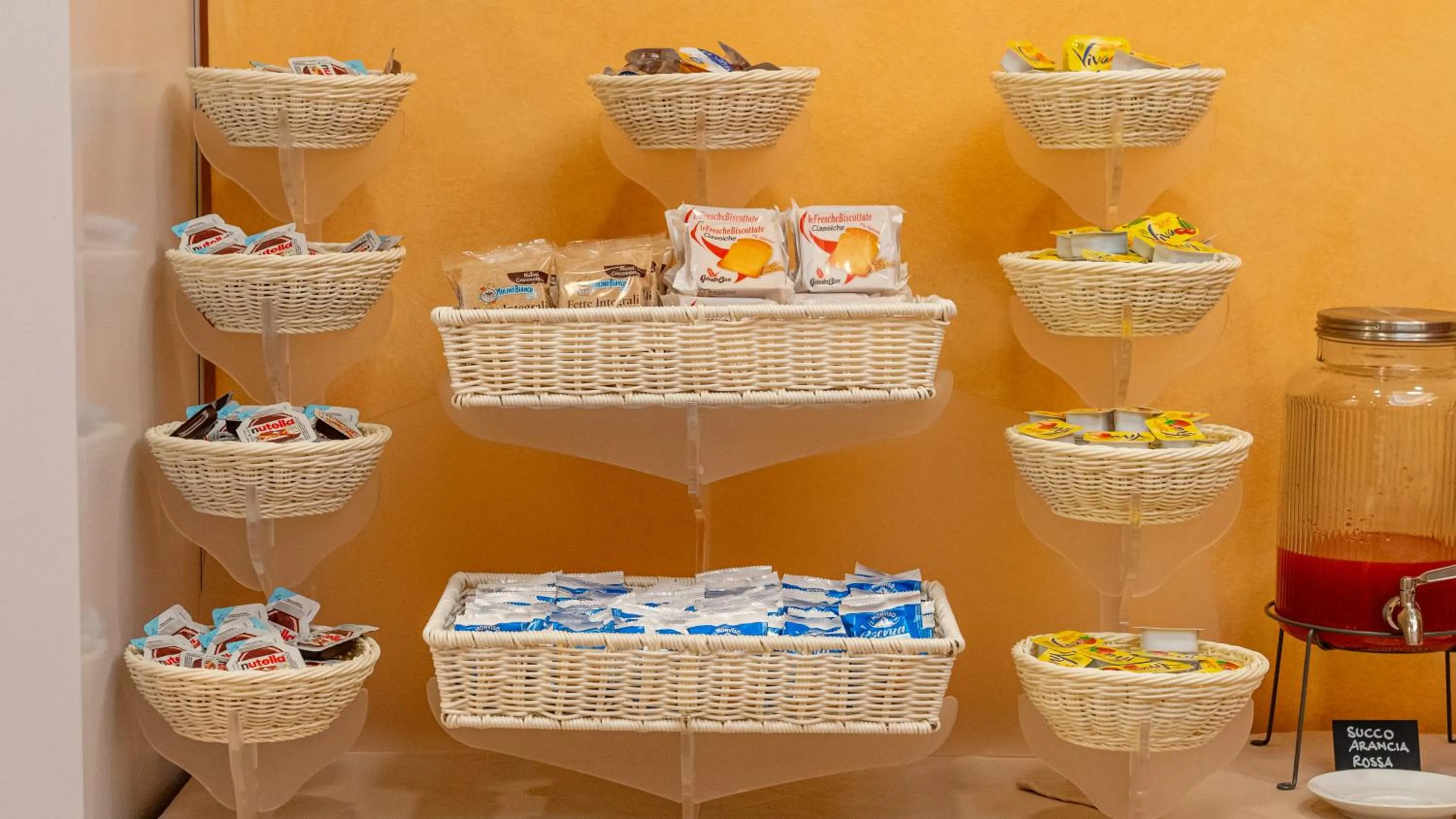 Italian breakfast in Hotel Nobel