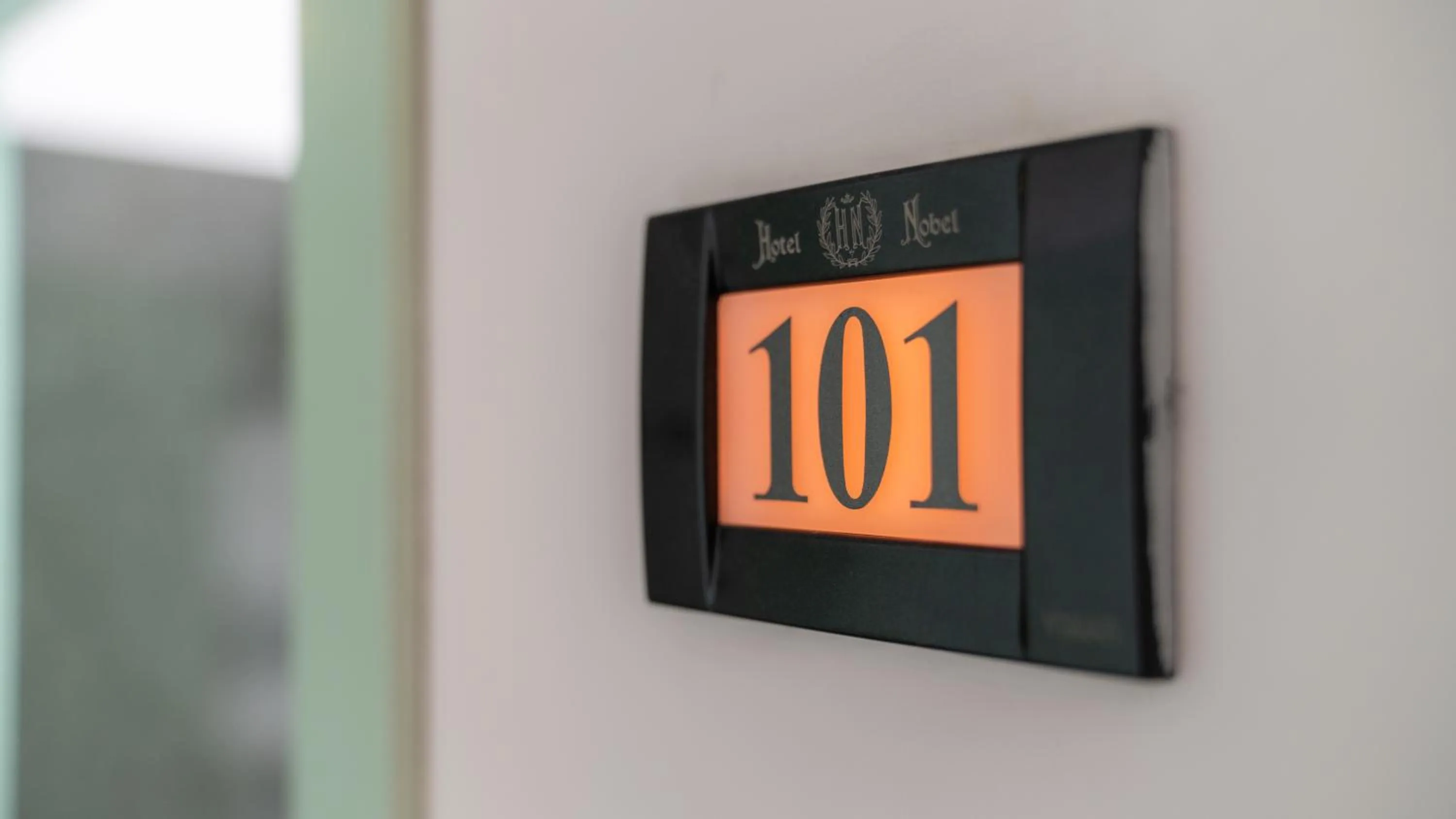 Bedroom in Hotel Nobel