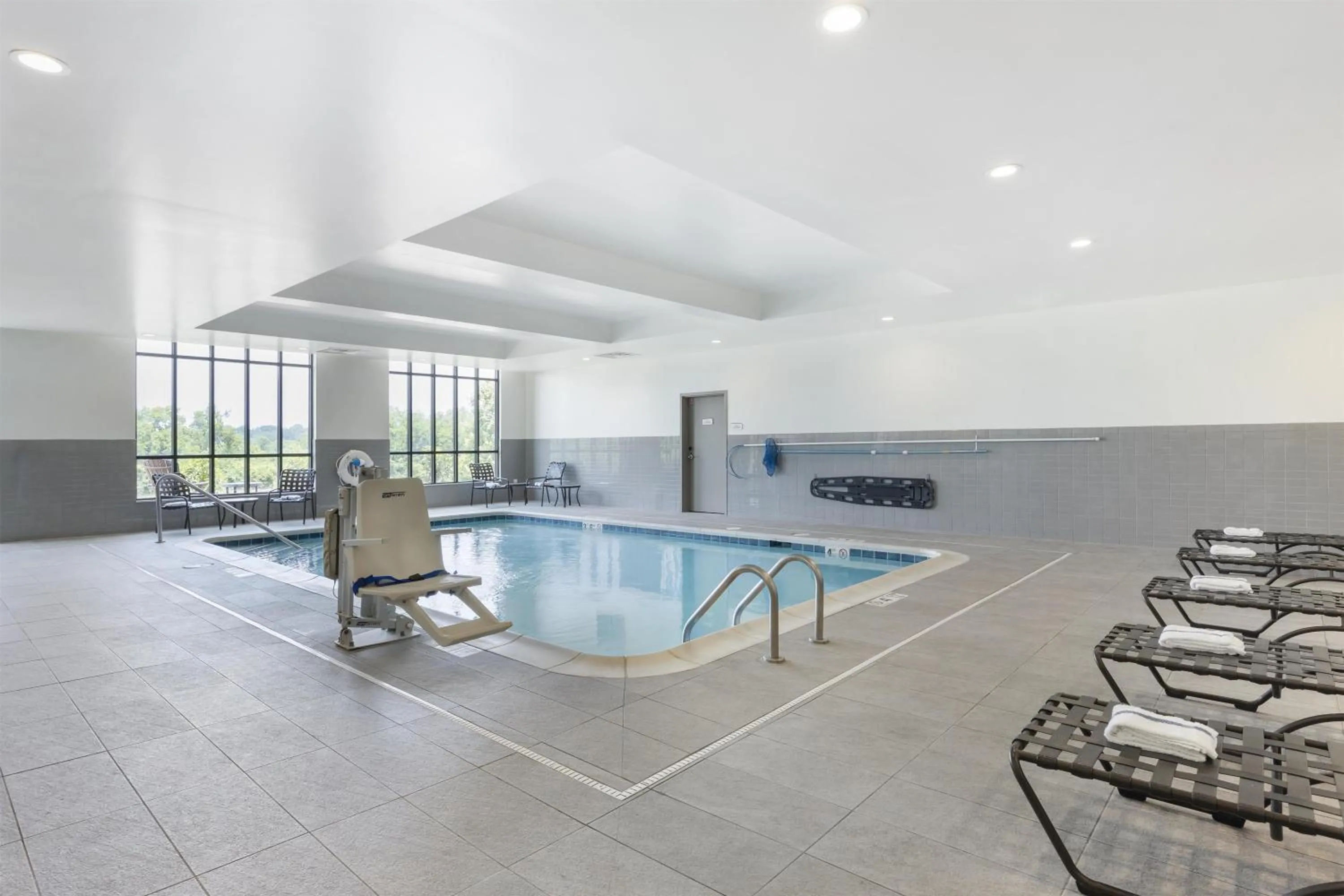 Pool view in Hilton Garden Inn Gallatin