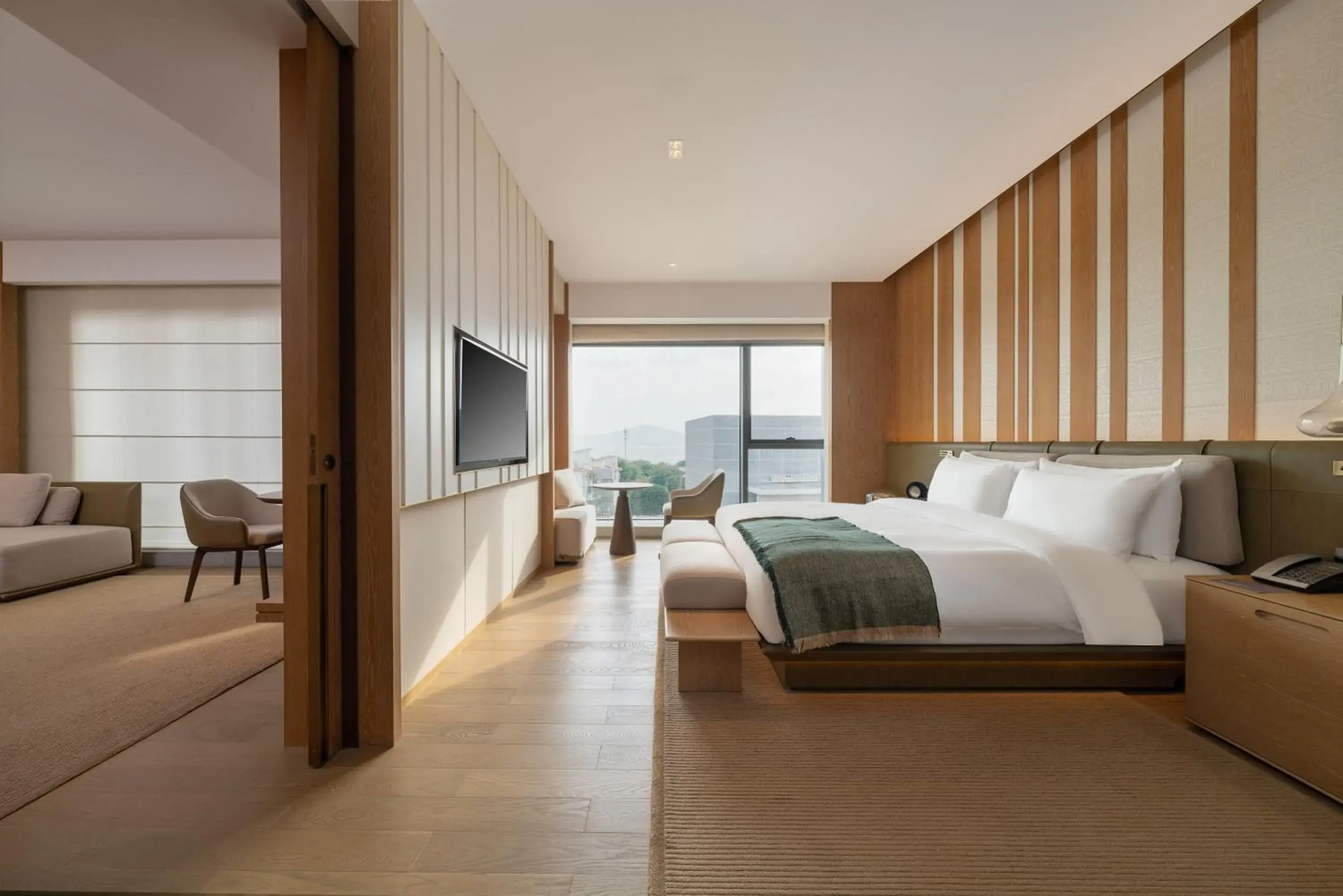 Premium King Suite with Sea View in Joyze Hotel Xiamen, Curio Collection By Hilton Premium King Suite with Sea View in Joyze Hotel Xiamen, Curio Collection By Hilton