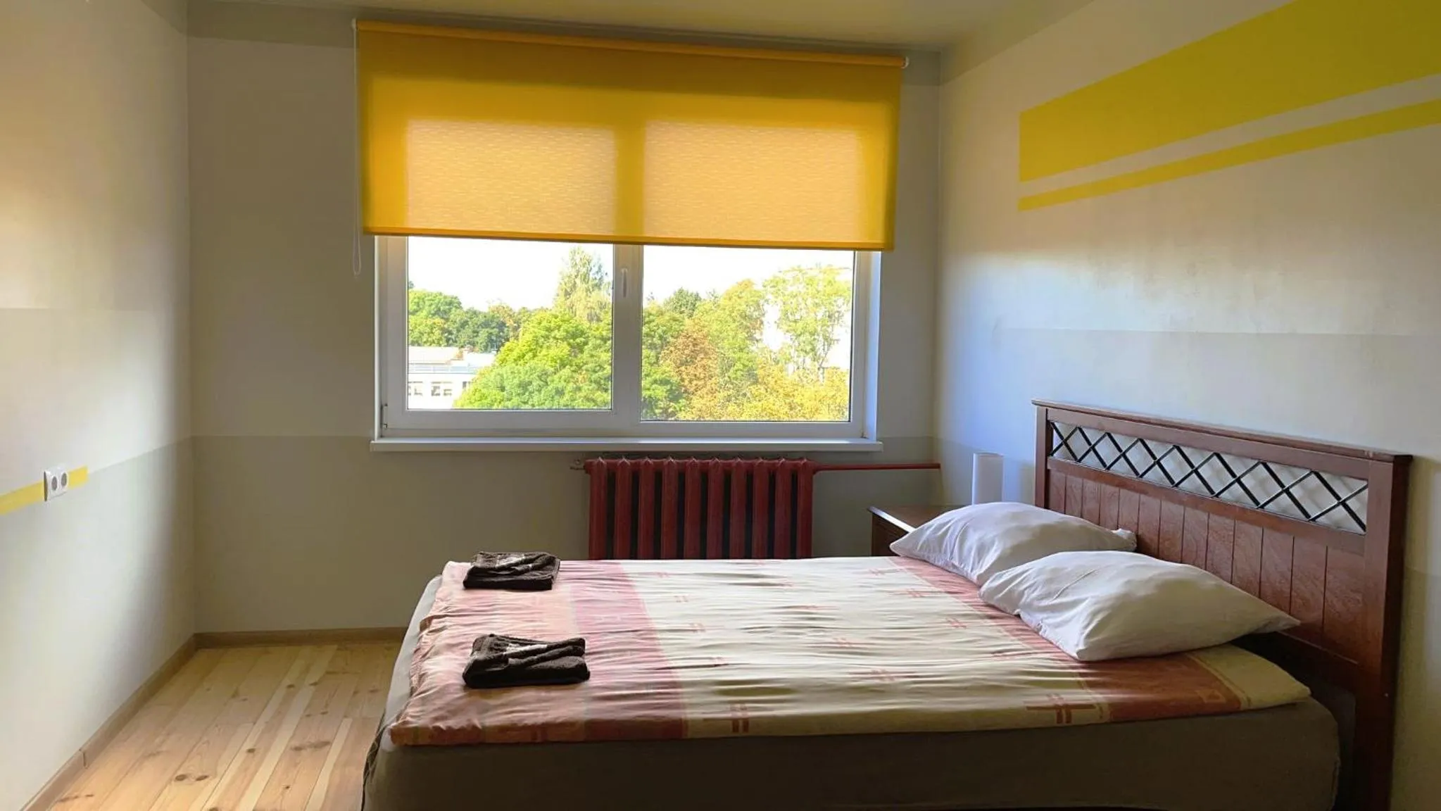 Bed in Liepu Hostelis