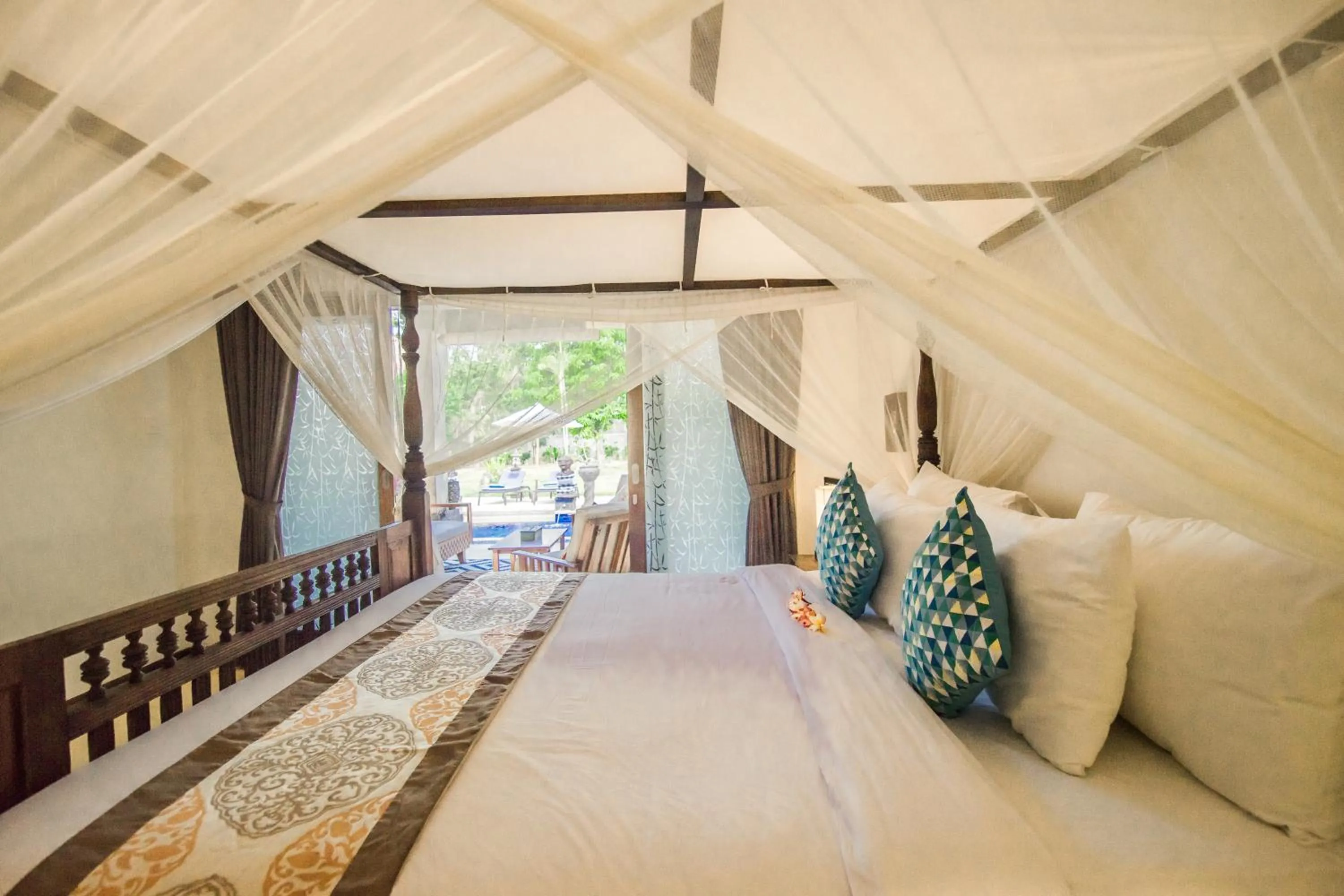 Bed in Baliana Villa Seminyak