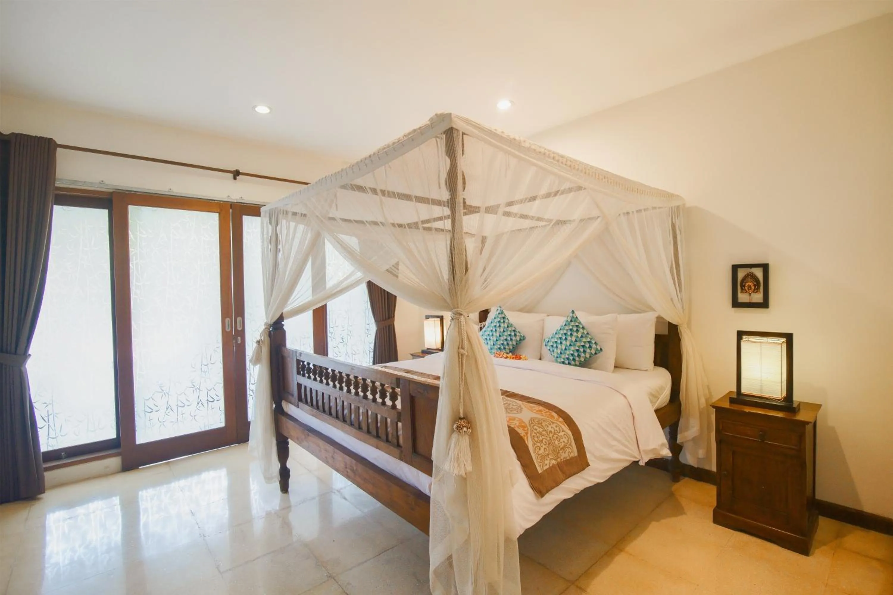 Bed in Baliana Villa Seminyak