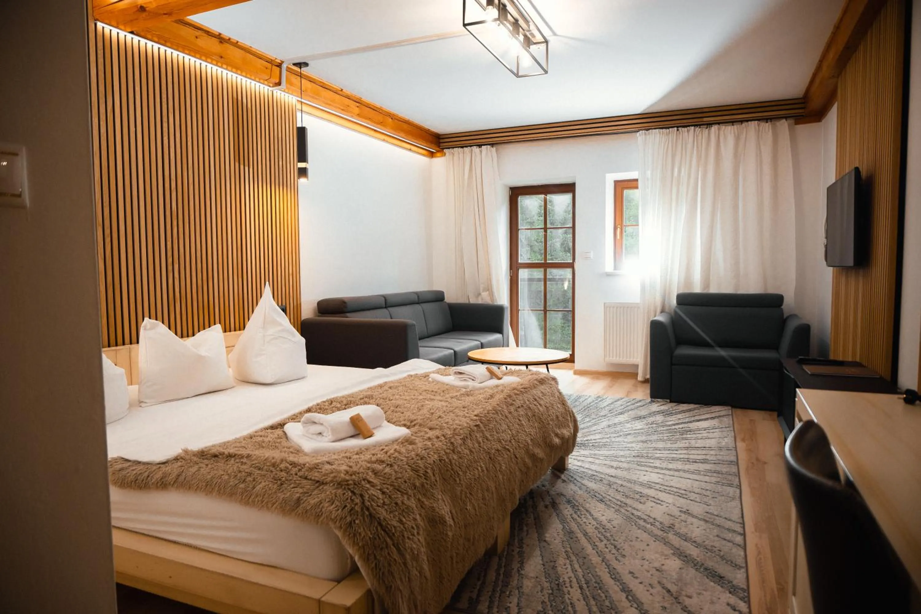 Bed in Hotel Marlene