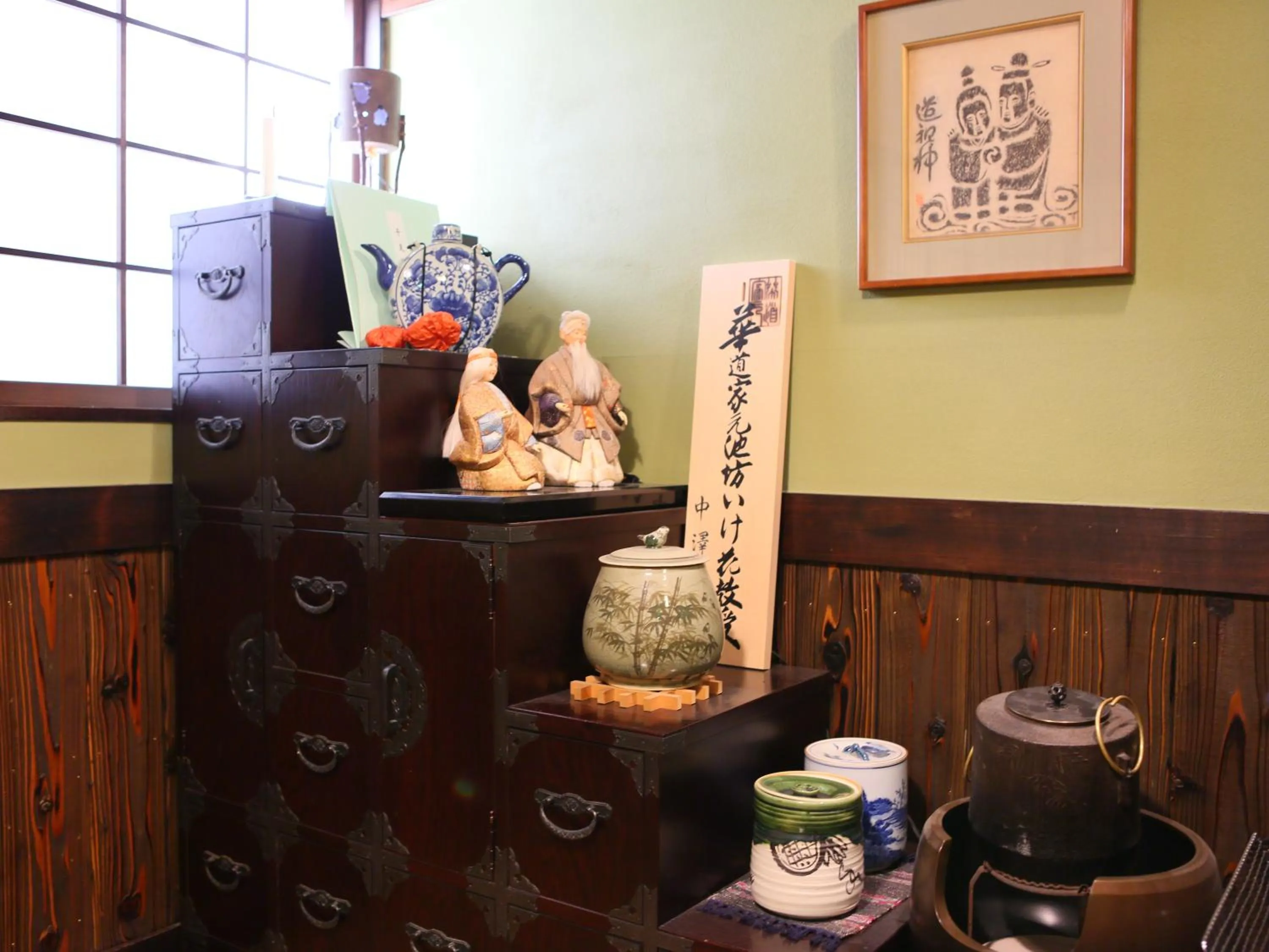 Decorative detail in Fukashiso