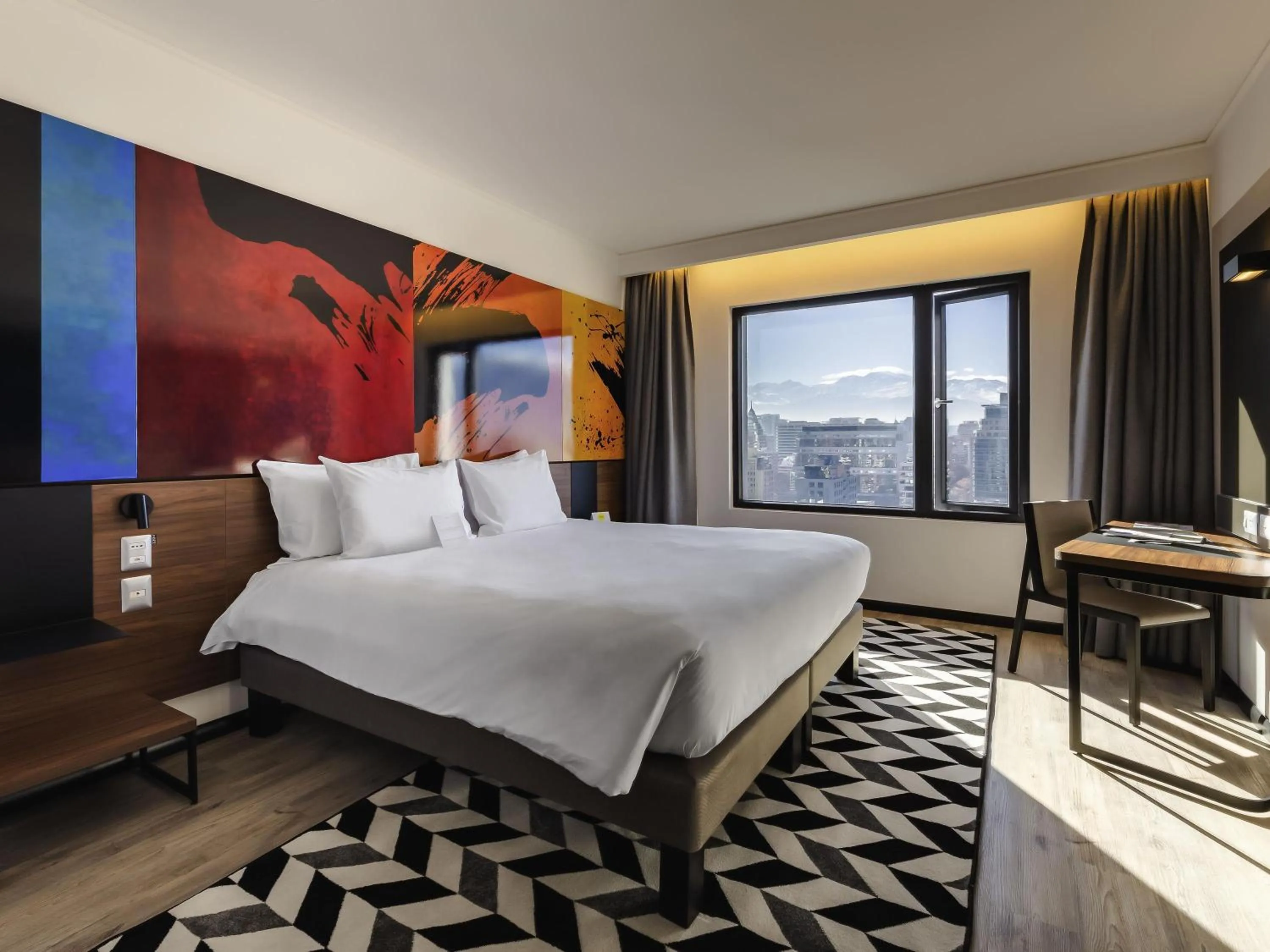 Bedroom, Bed in Novotel Santiago Providencia