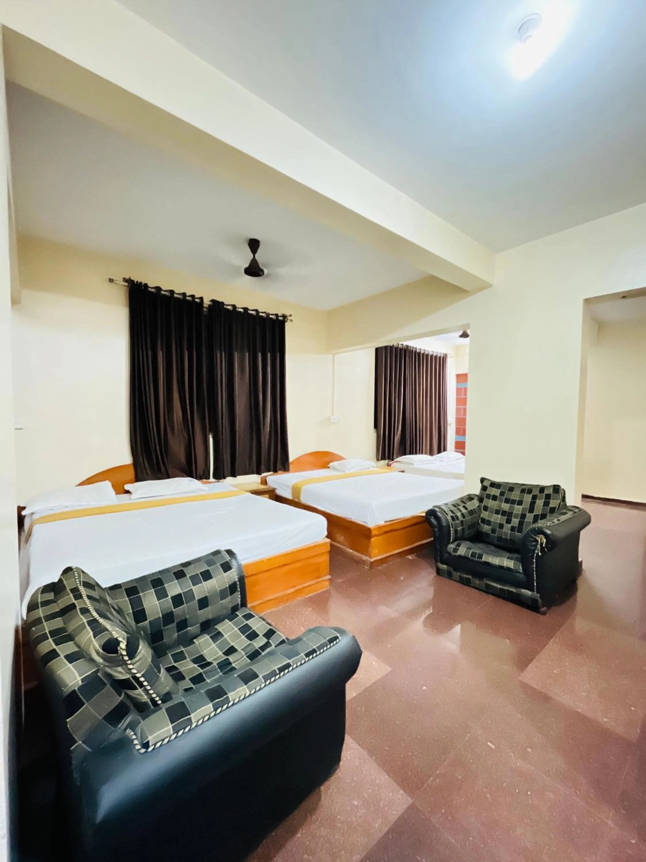 Bed in Hotel Chetan International