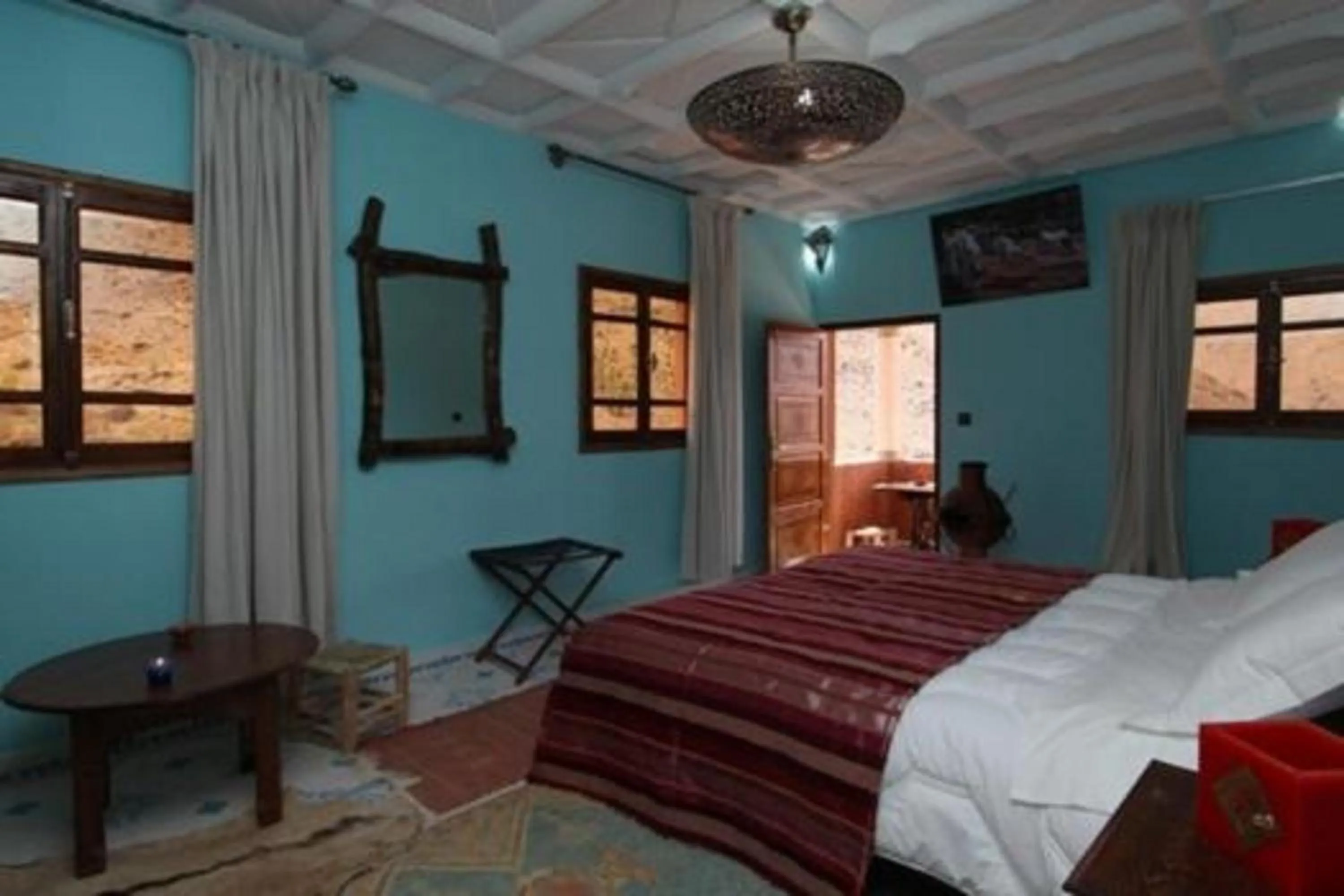 Bedroom, Bed in Imlil Lodge