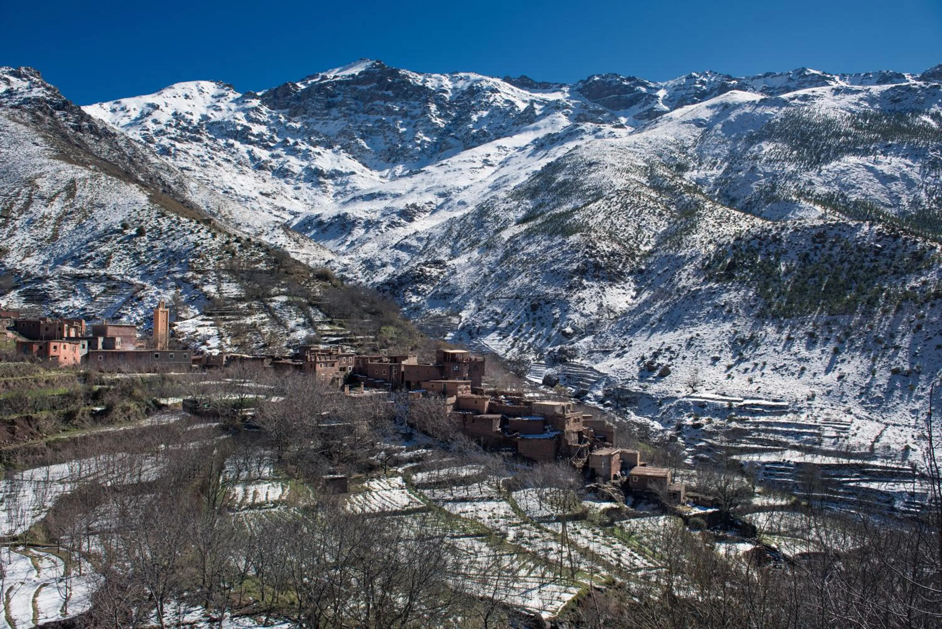Natural landscape in Imlil Lodge