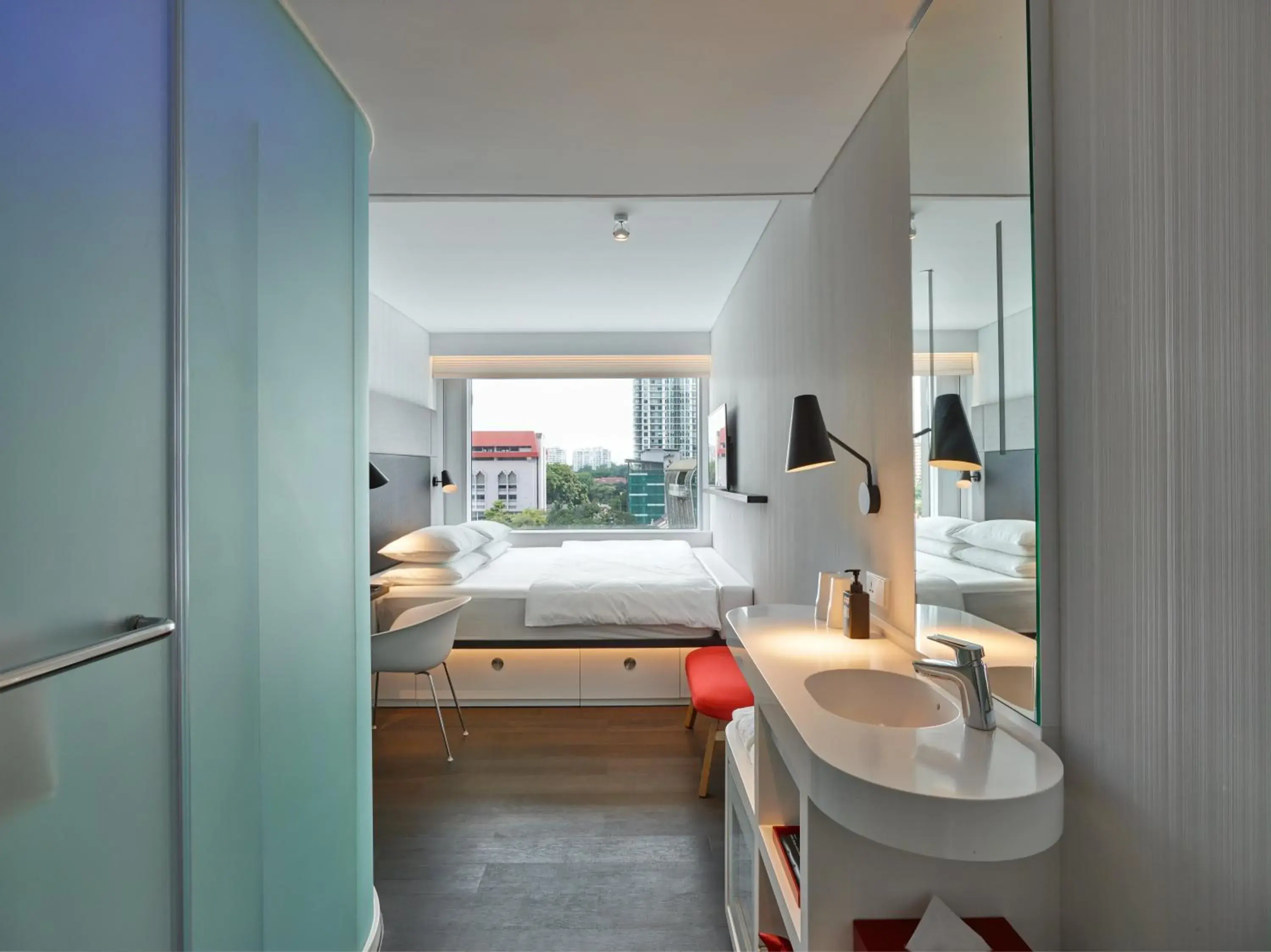 Photo of the whole room, Bed in citizenM Kuala Lumpur Bukit Bintang Photo of the whole room, Bed in citizenM Kuala Lumpur Bukit Bintang