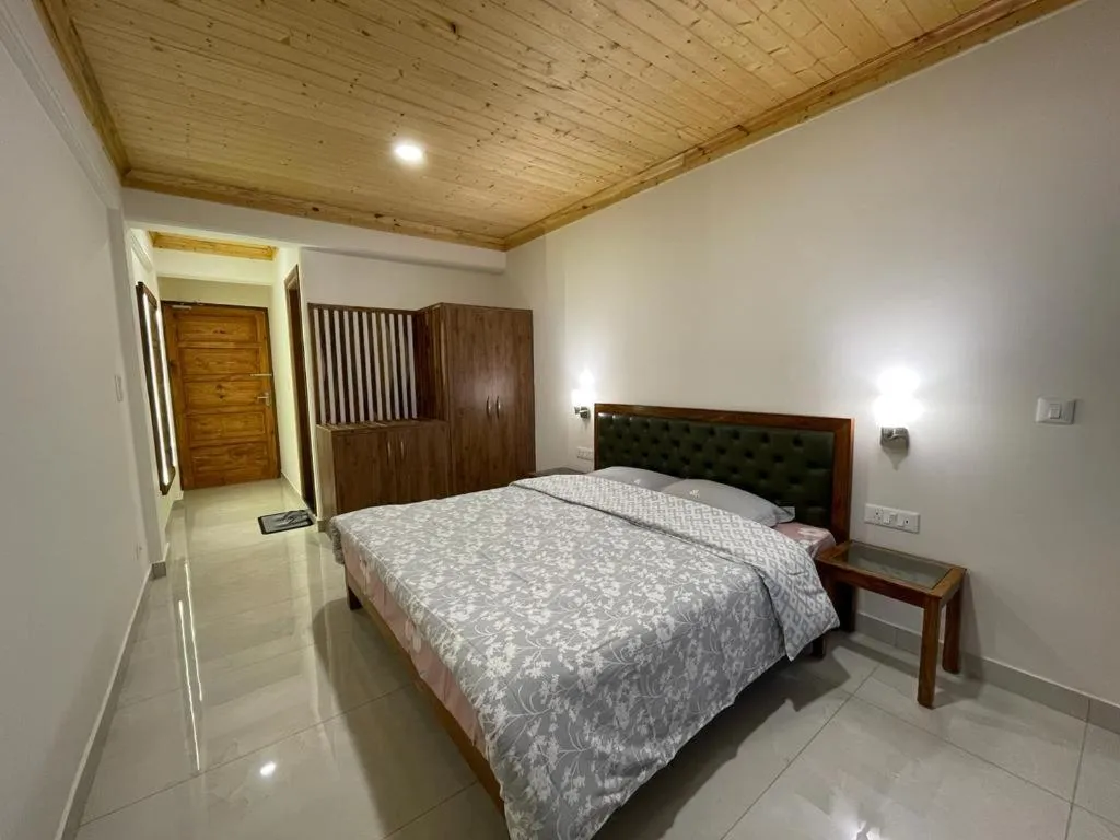 Bed in Banjara Orchard Retreat Thanedar