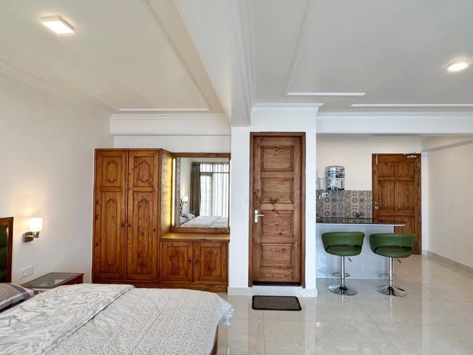 Bed in Banjara Orchard Retreat Thanedar