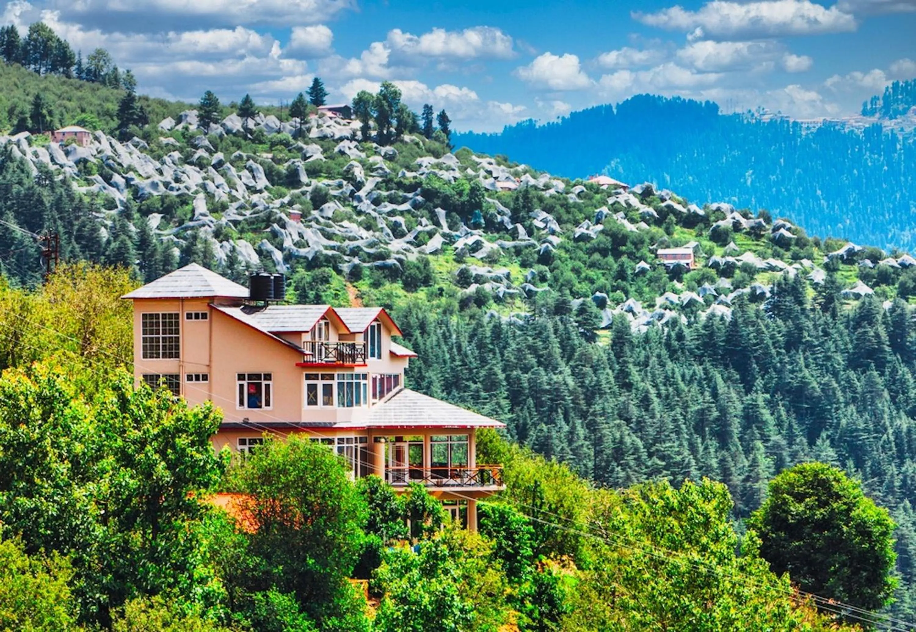 Bird's eye view in Banjara Orchard Retreat Thanedar