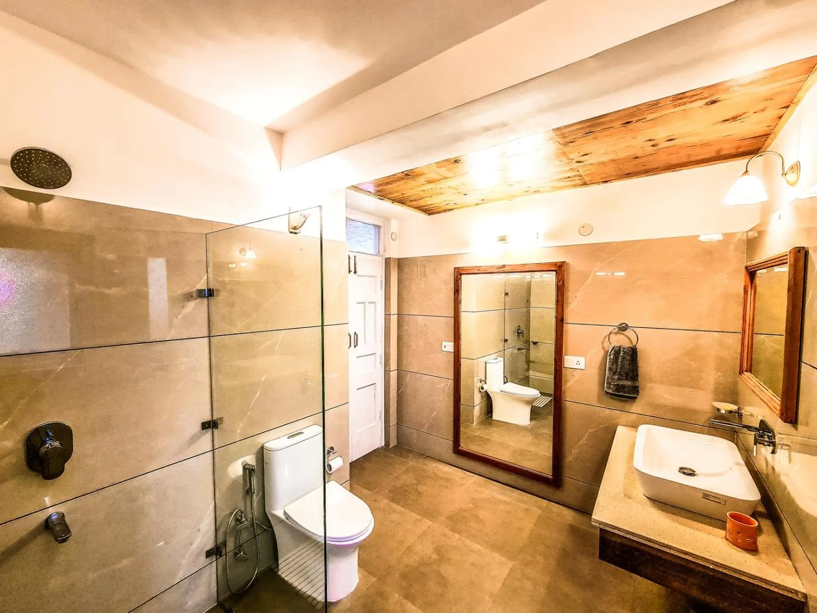 Bathroom in Banjara Orchard Retreat Thanedar