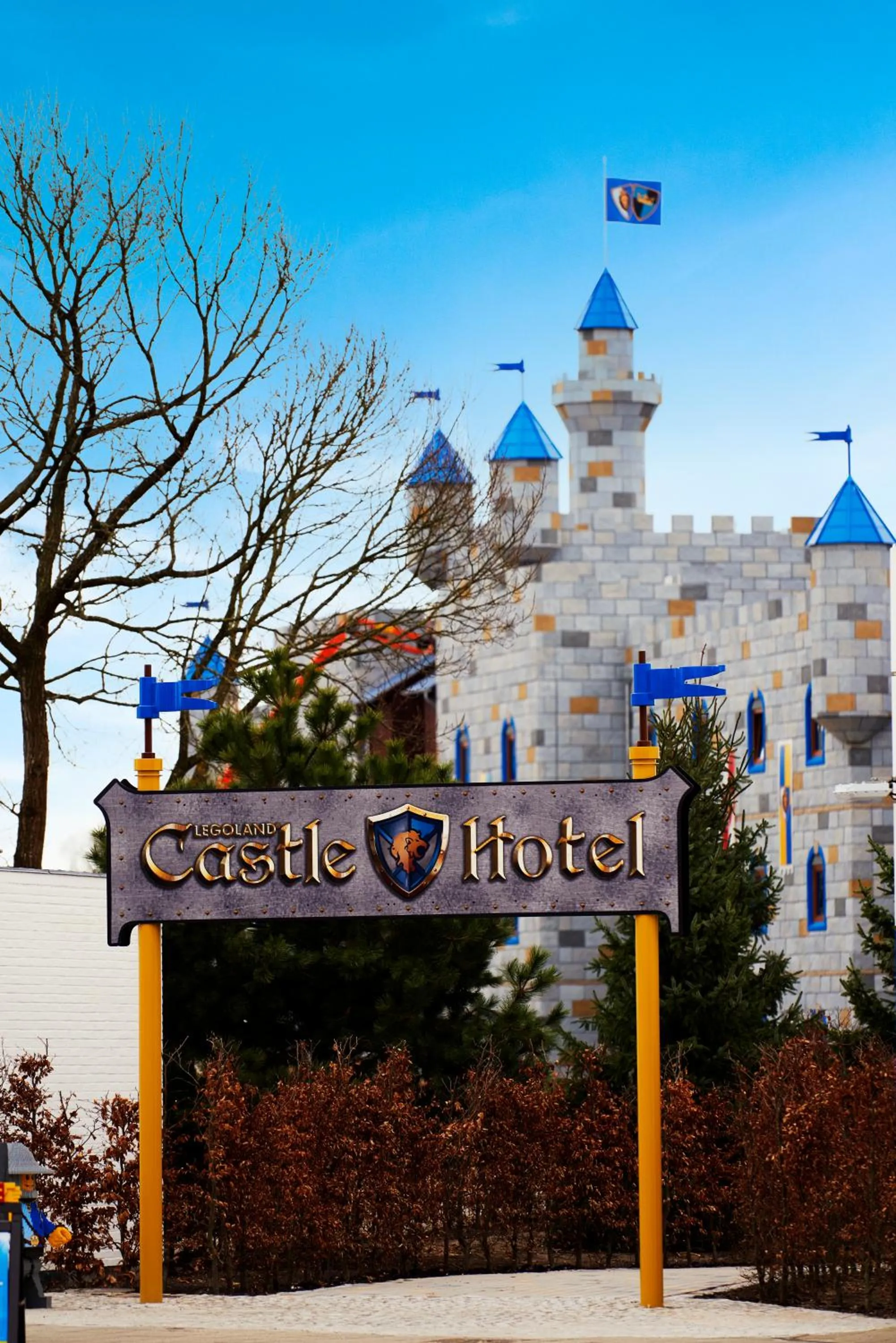 Facade/entrance in LEGOLAND Castle Hotel