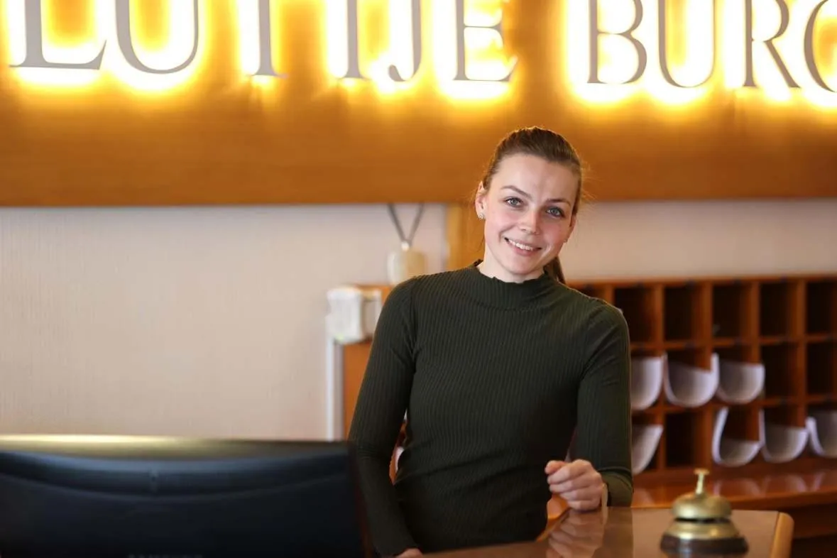 Lobby or reception in Hotel Lüttje Burg