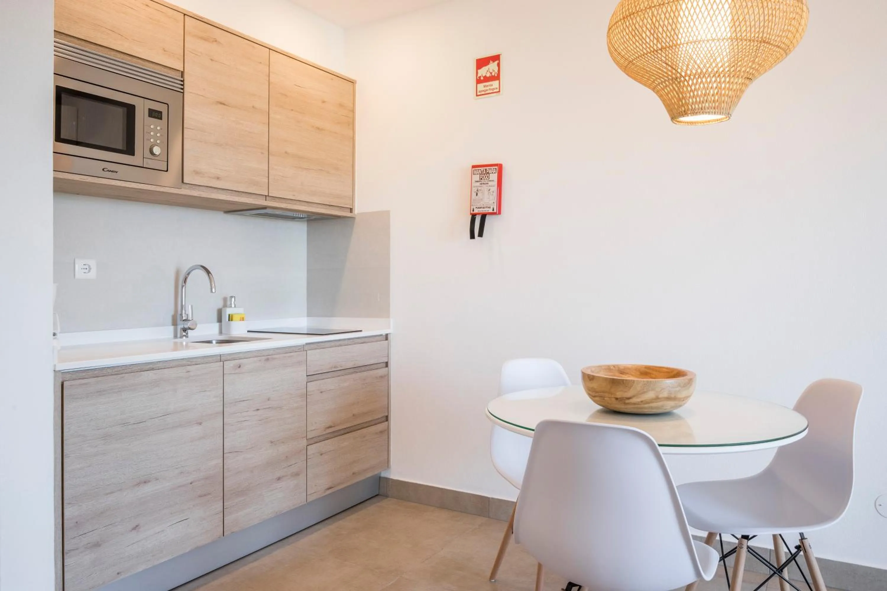 Kitchen or kitchenette in Clube Porto Mos - Sunplace Hotels & Beach Resort