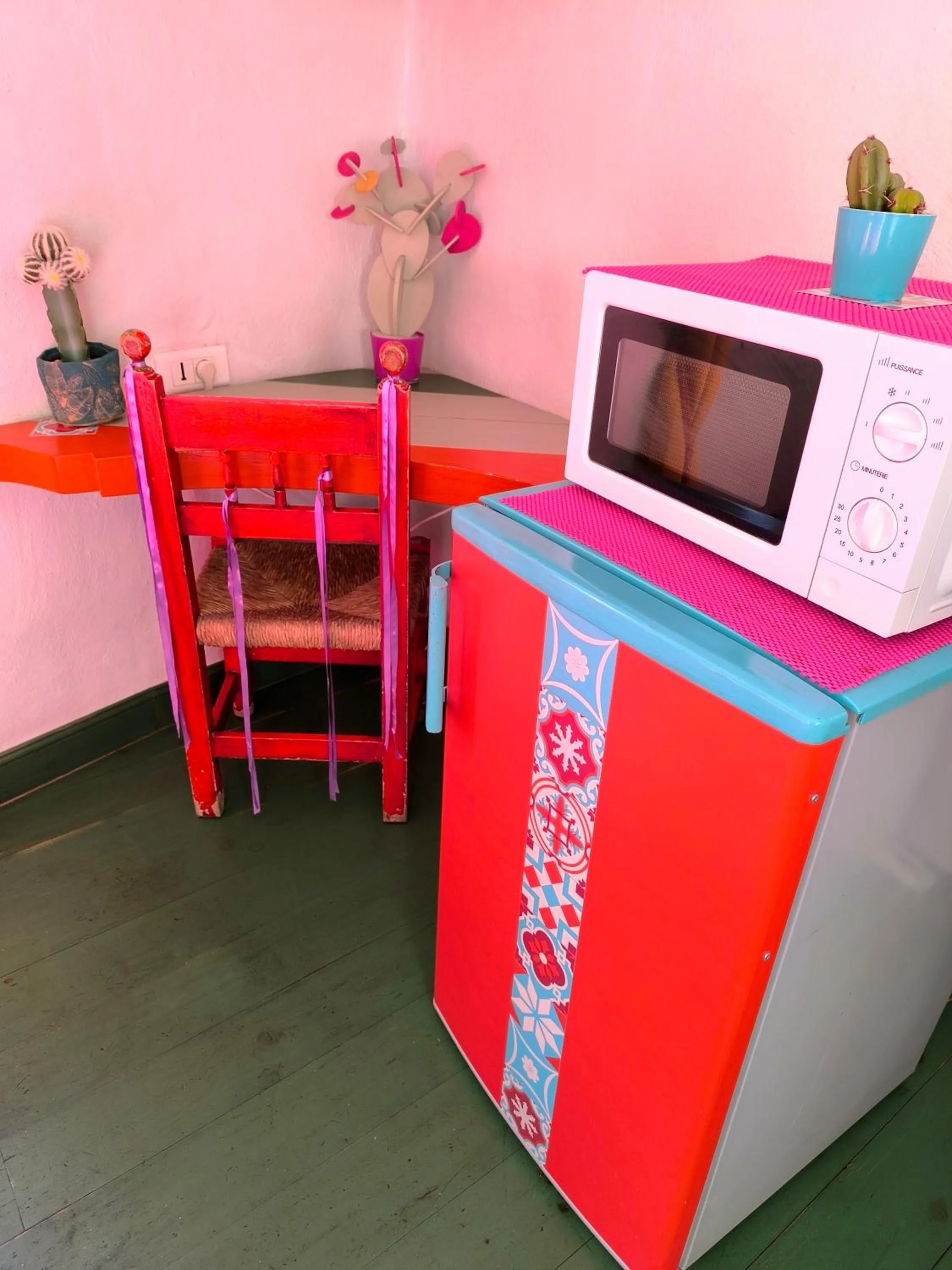 Kitchen or kitchenette in Hotel L'Astrolabe