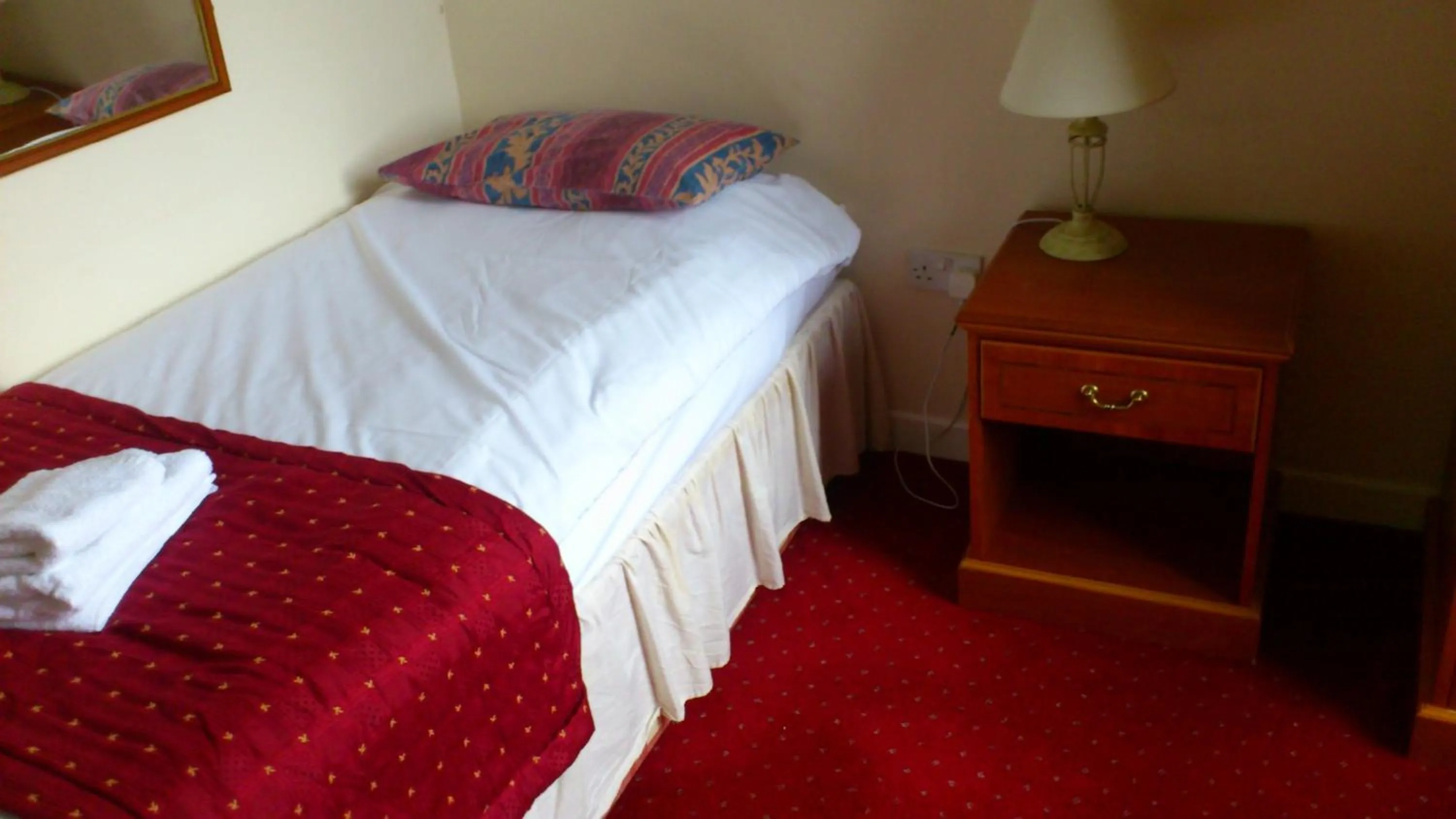 Decorative detail, Bed in The Griffin Hotel