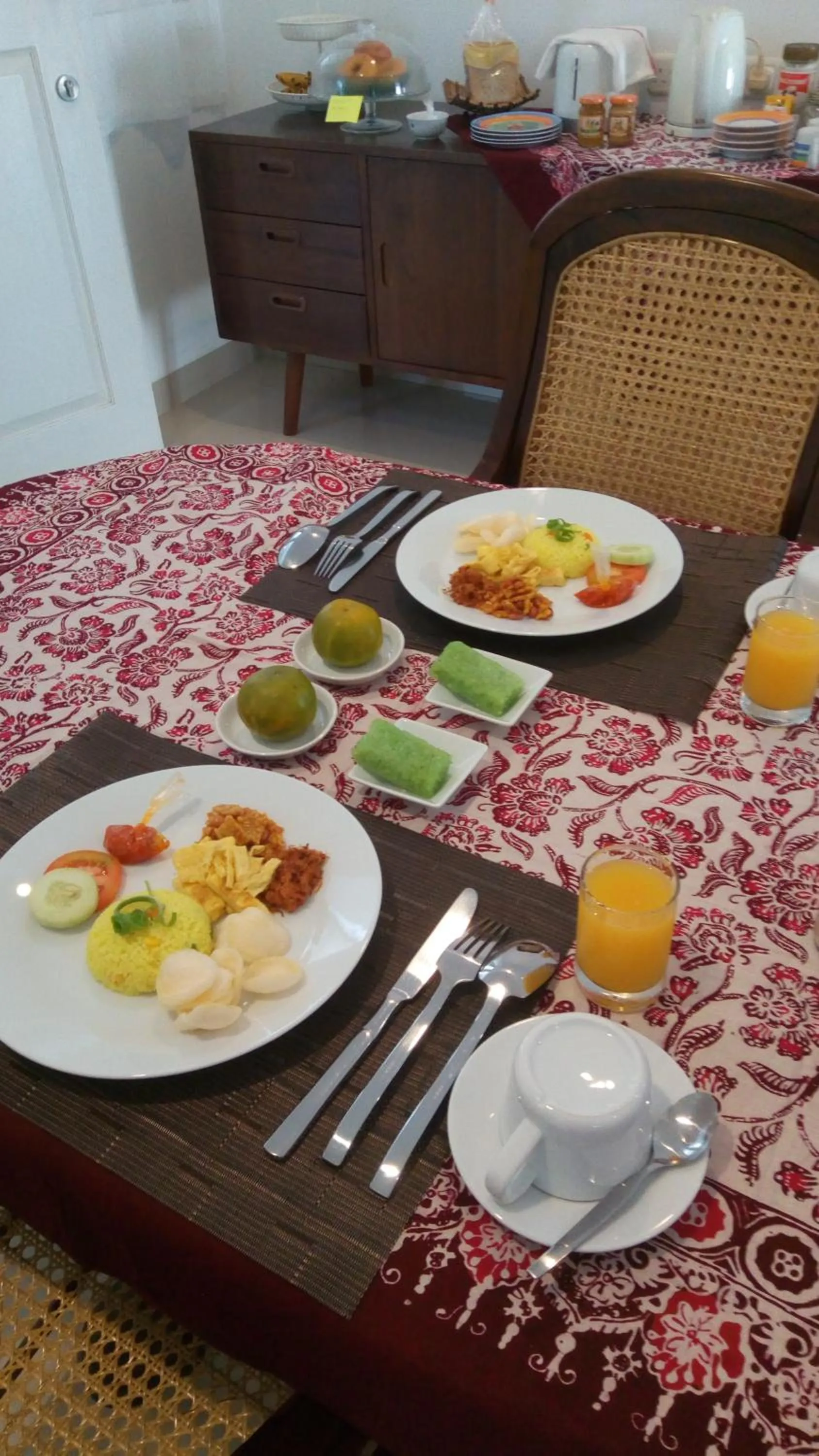 Breakfast in Palem Kipas Homestay