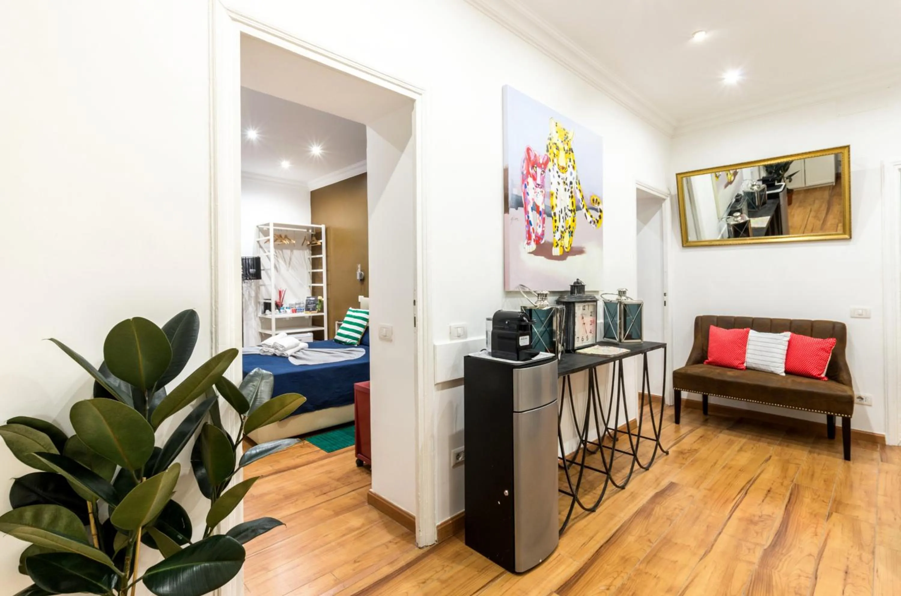 Lobby or reception, Bed in La dolce vita QG