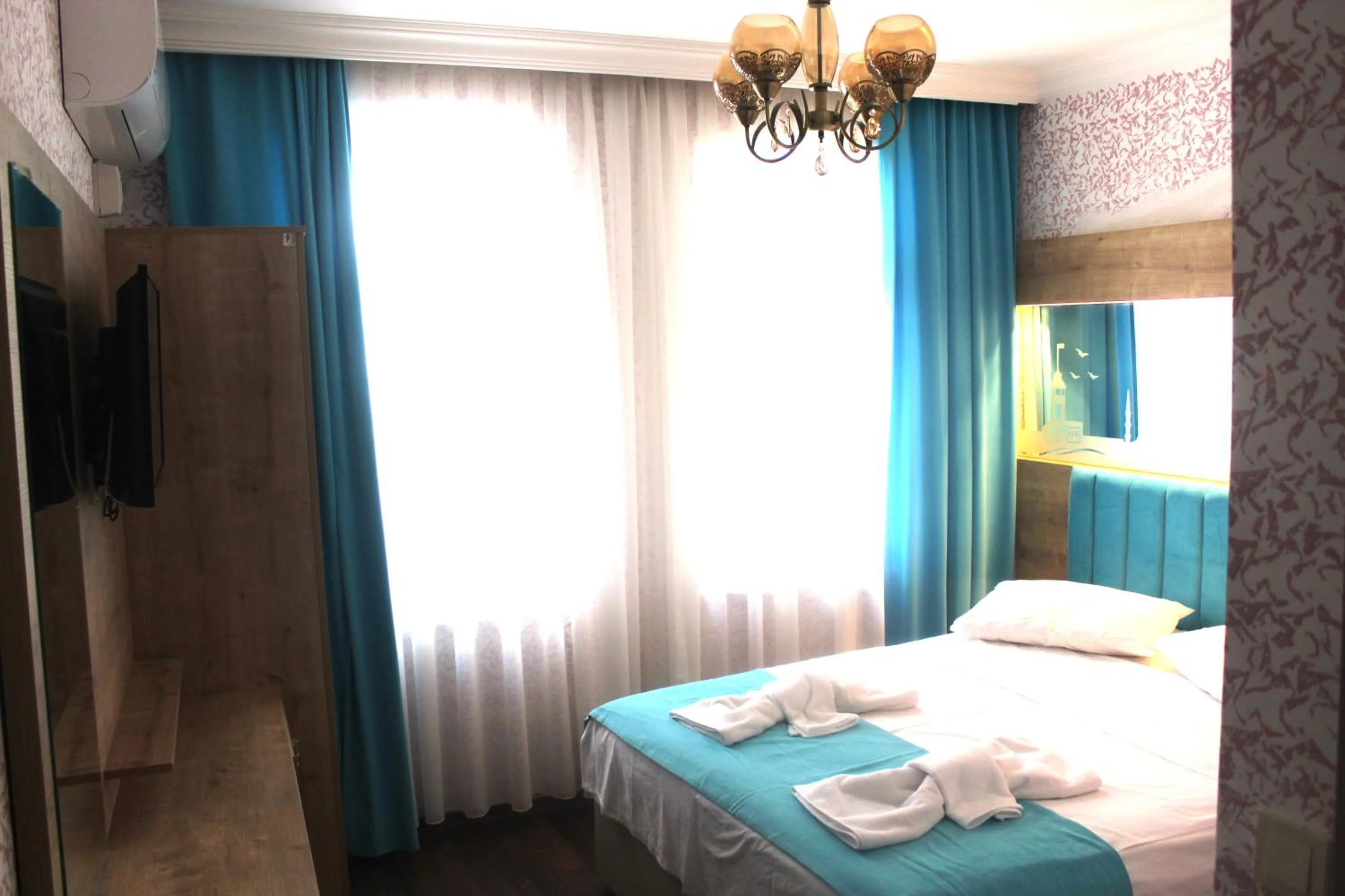 People, Bed in Hotel Megaron