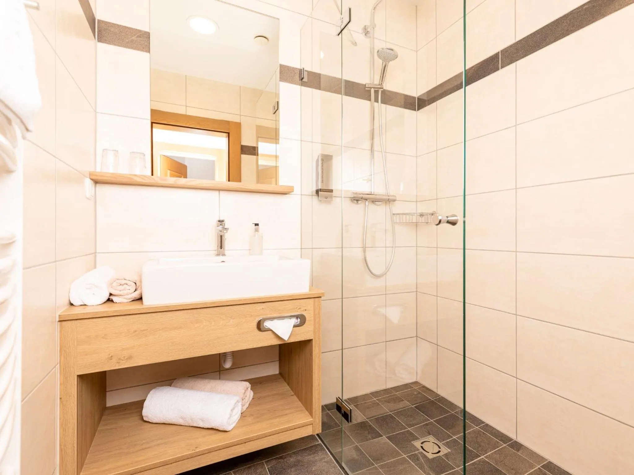 Bathroom in Gästehaus Gratlspitz