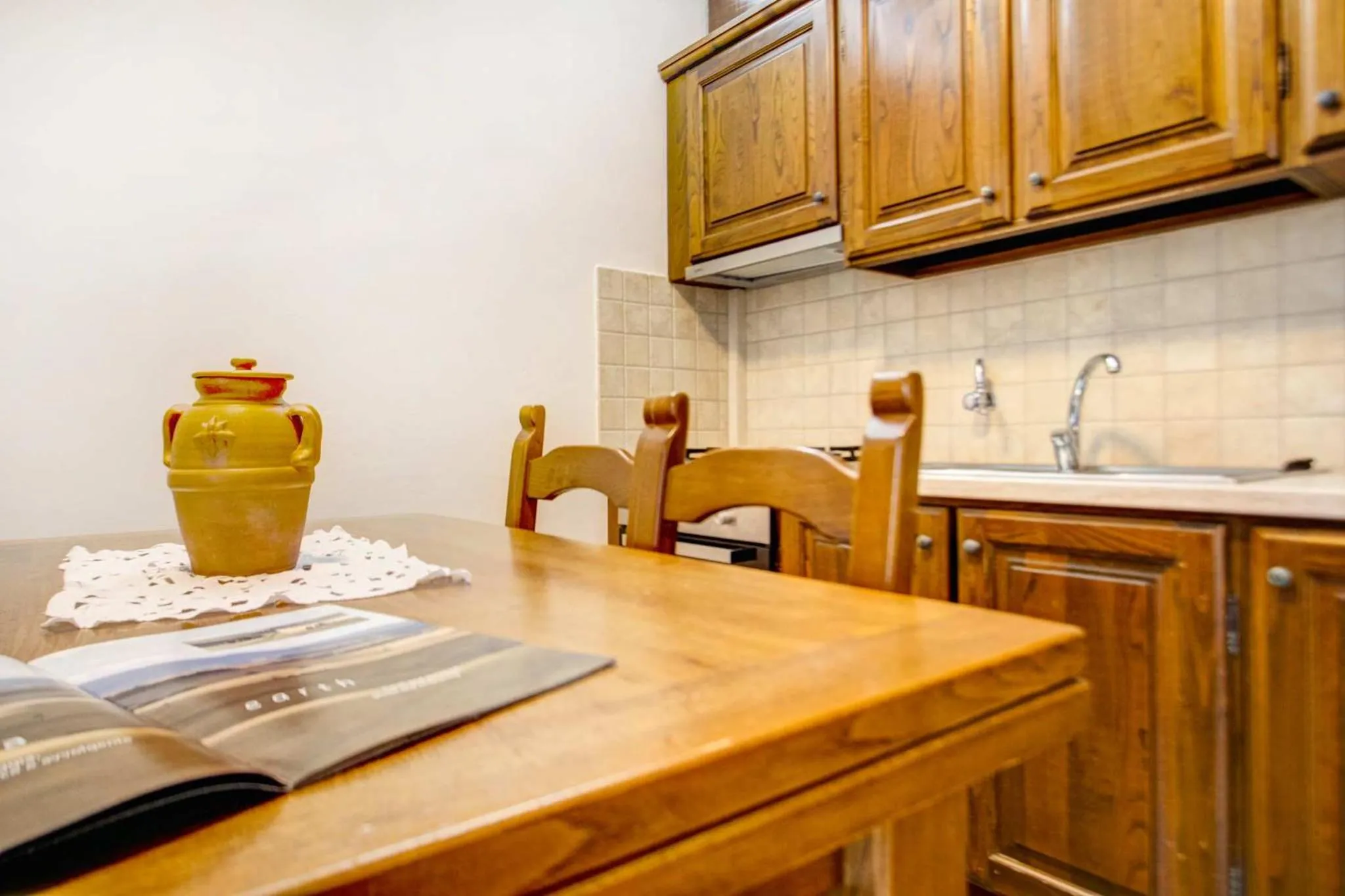 Kitchen or kitchenette in Hotel Residence Villa Rioddi