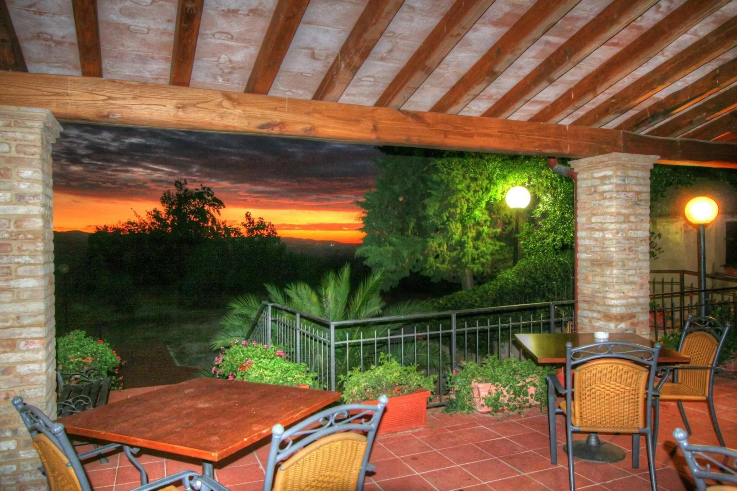 Balcony/Terrace in Hotel Residence Villa Rioddi