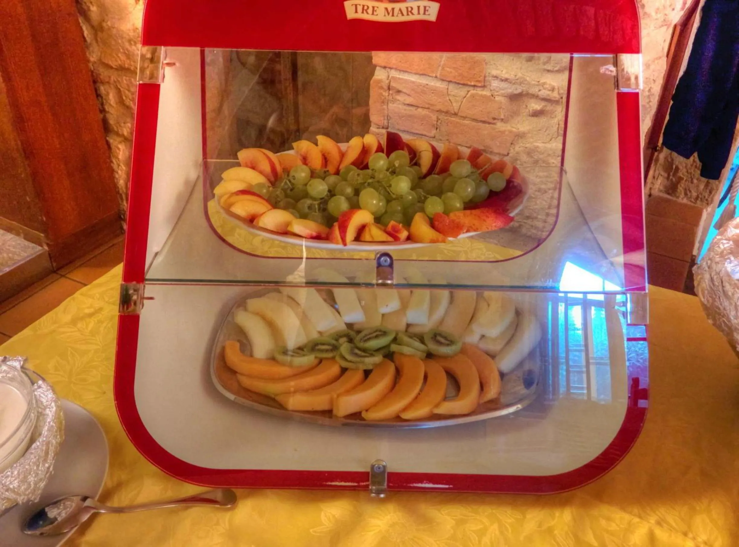 Buffet breakfast in Hotel Residence Villa Rioddi