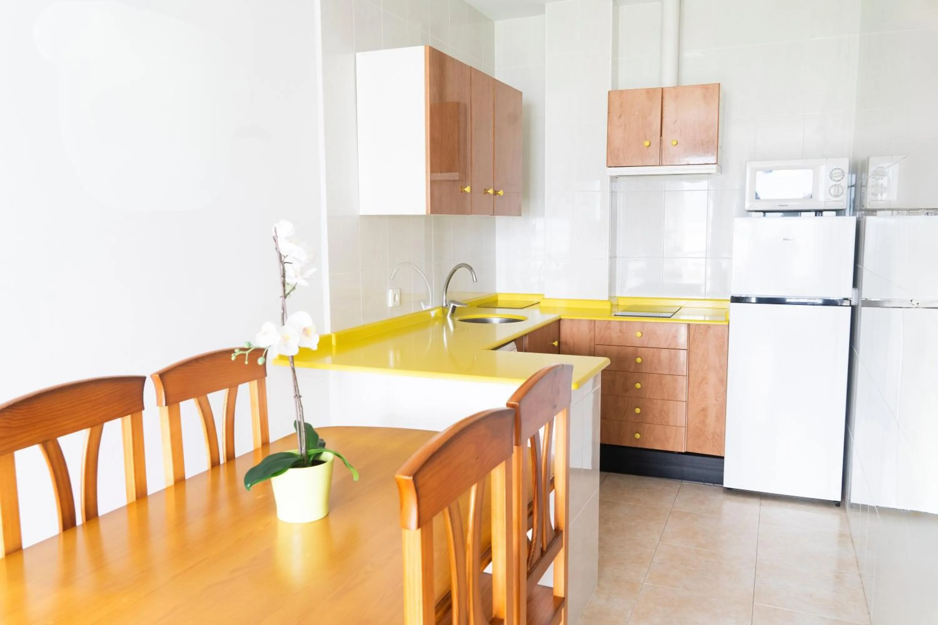 kitchen in Apartamentos Salceda
