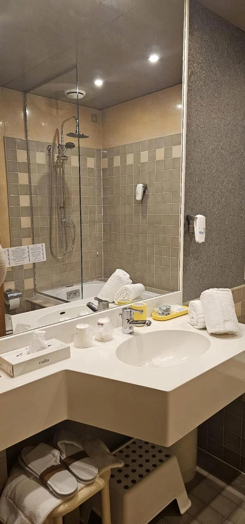 Bathroom in Hotel Casagrande