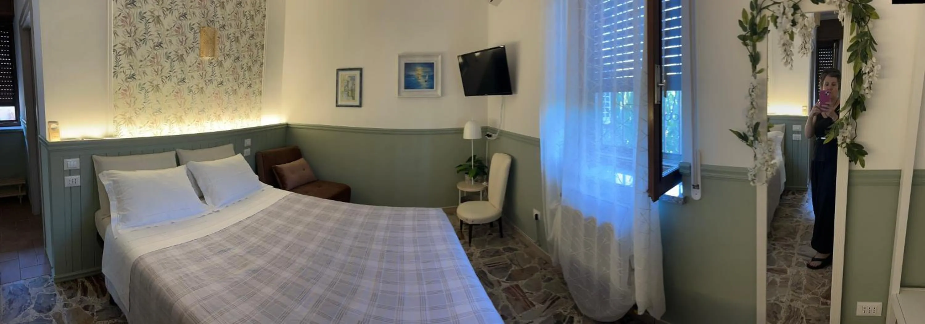 Bed in B&B dalLo Zio