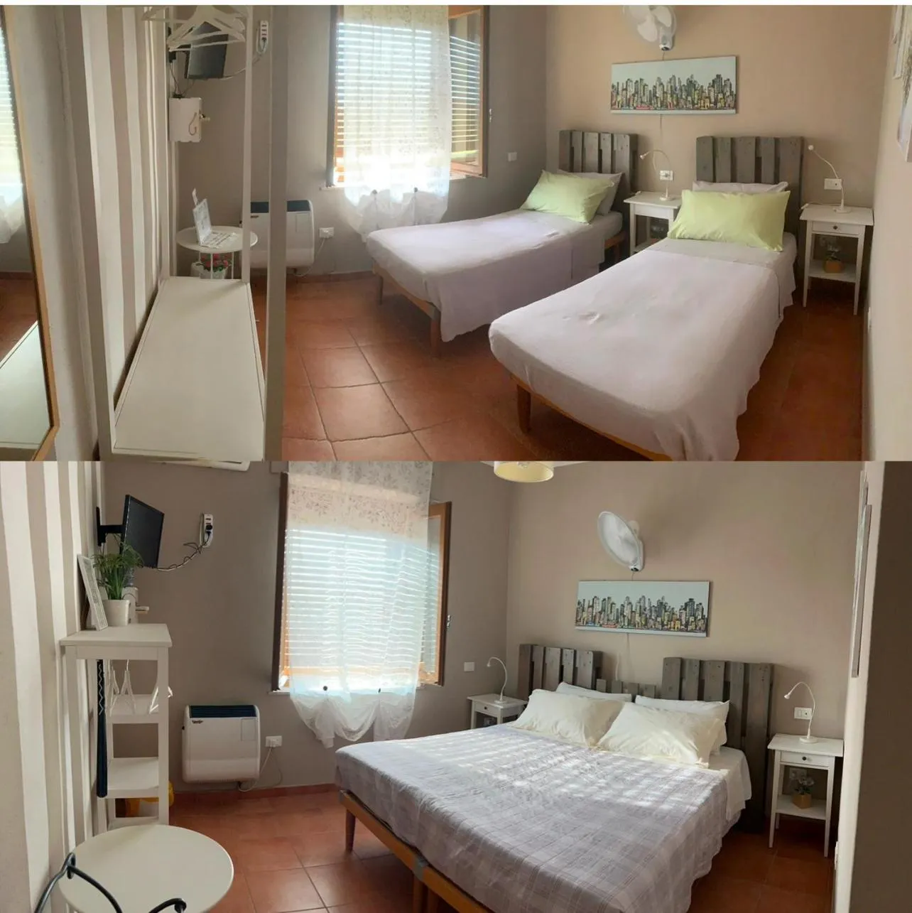 Bed in B&B dalLo Zio