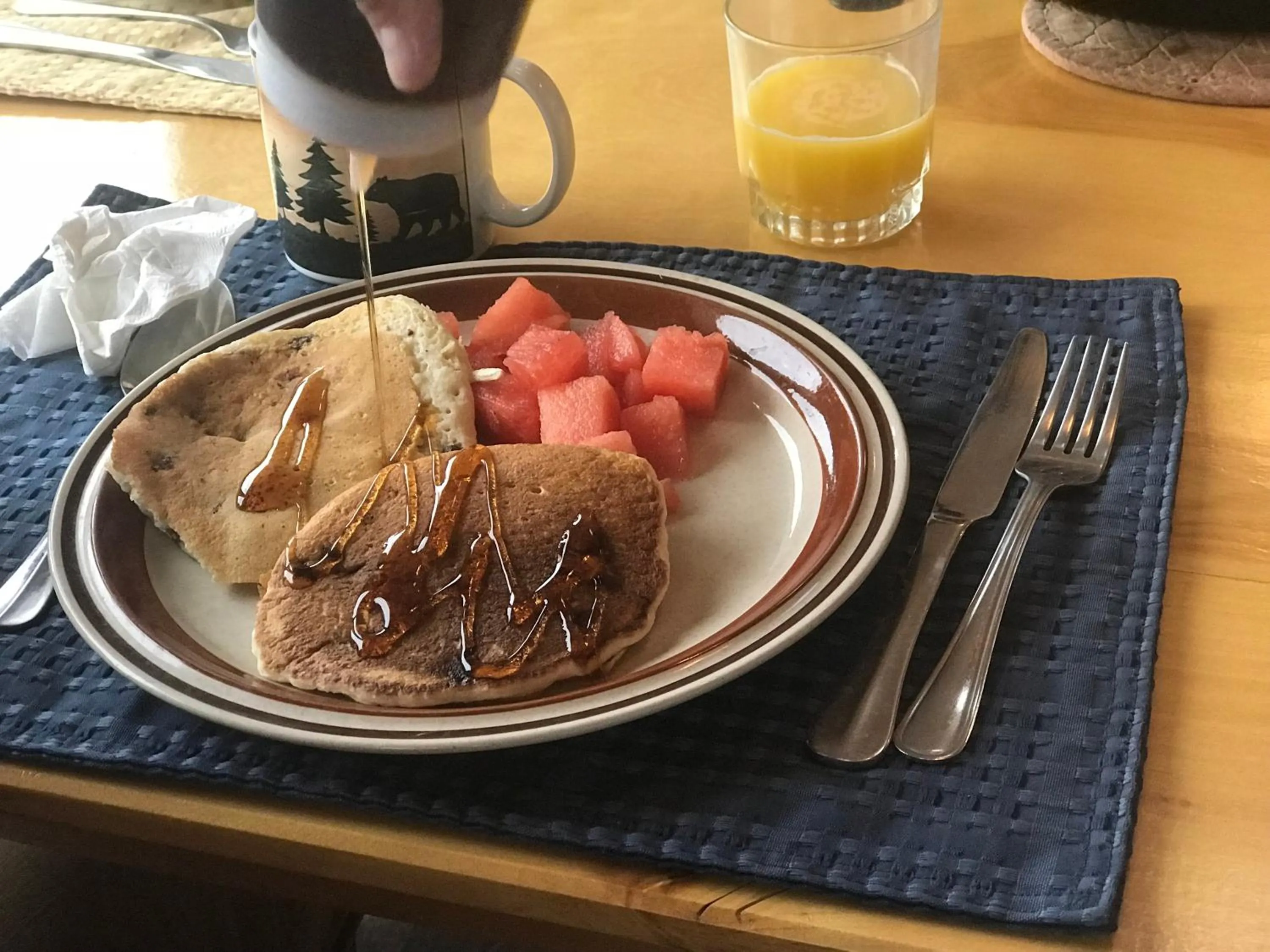 Breakfast in Devils Tower Lodge