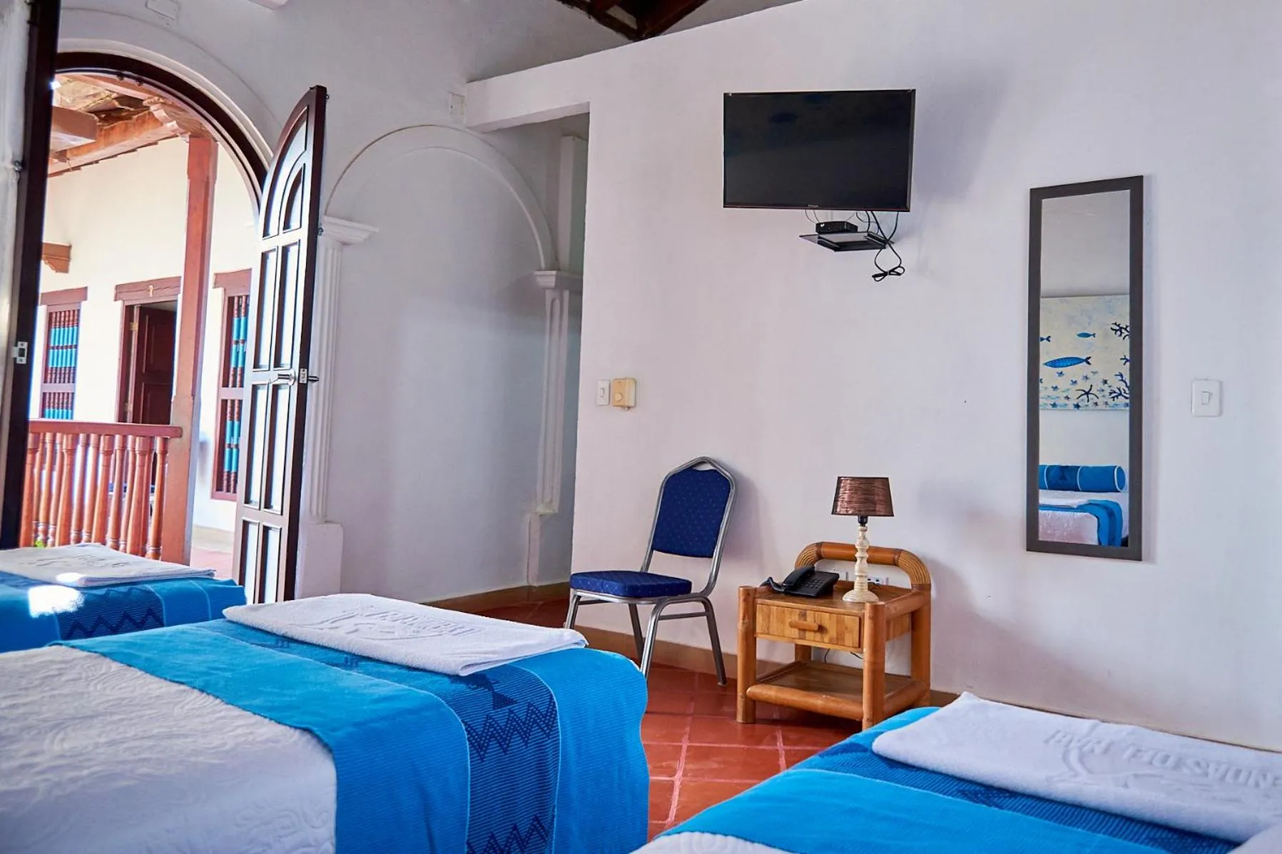 Bedroom, Bed in Cartagena Legends