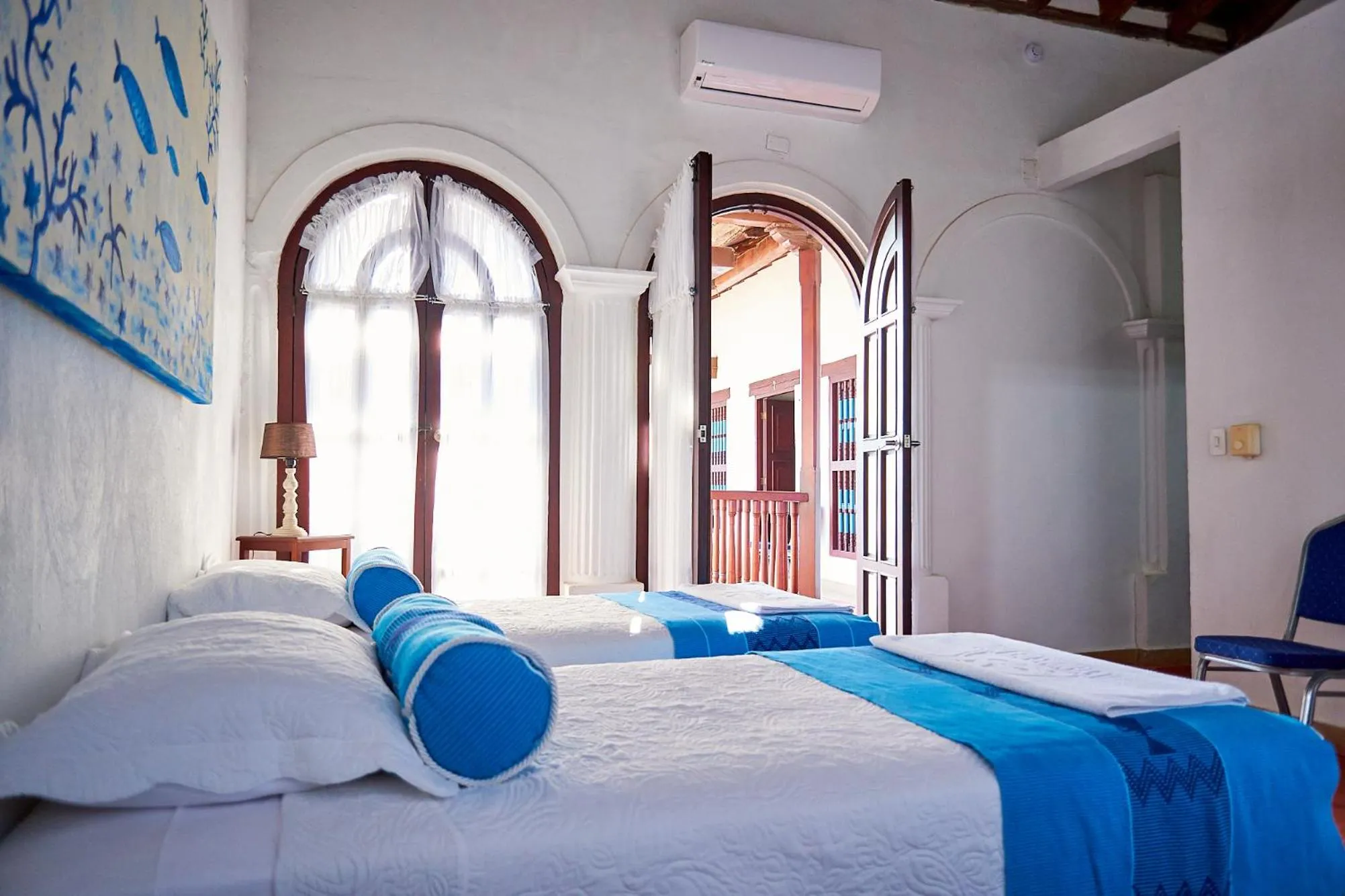 Bedroom, Bed in Cartagena Legends