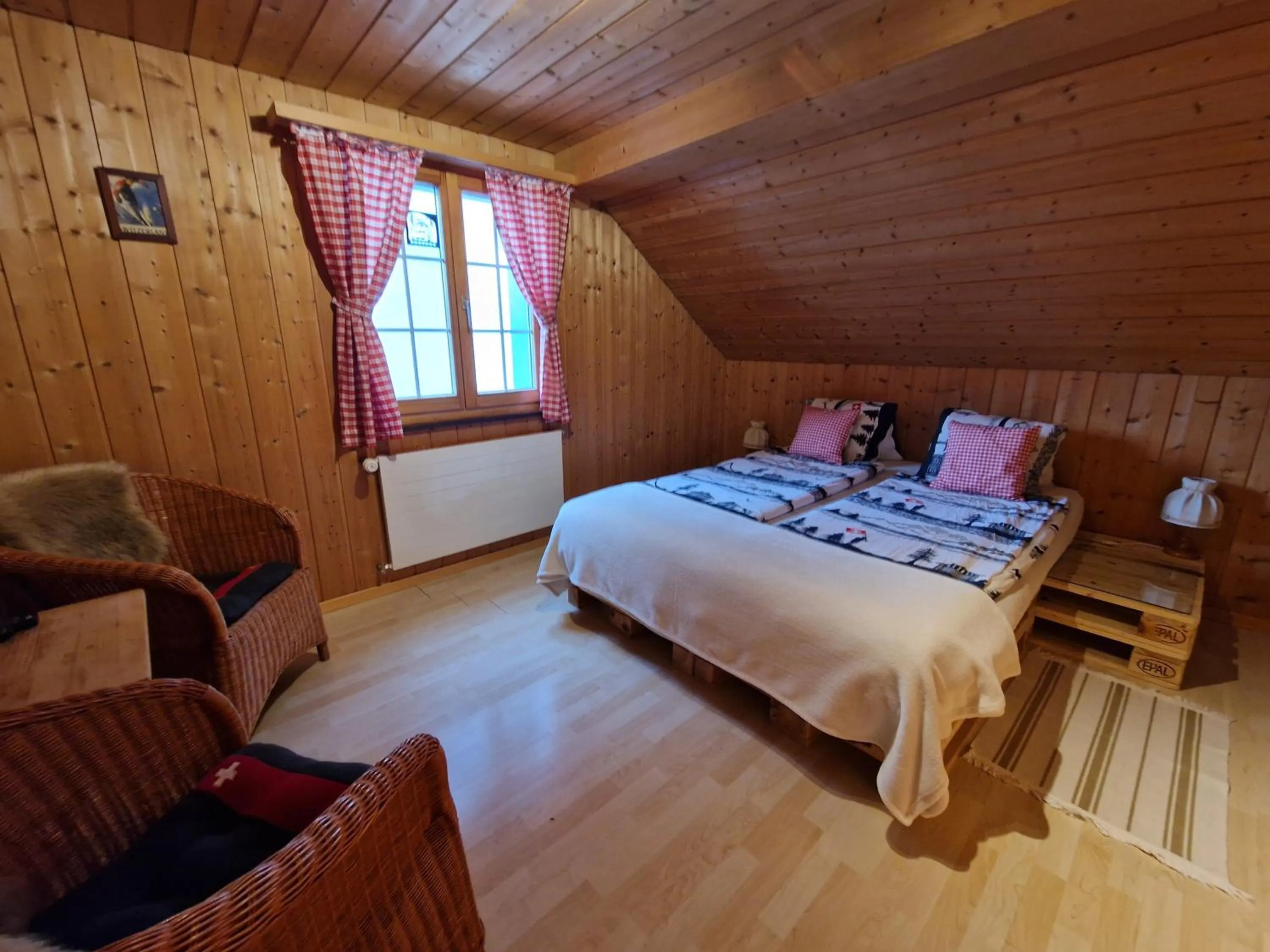 Bedroom, Bed in Chalet Ferreira