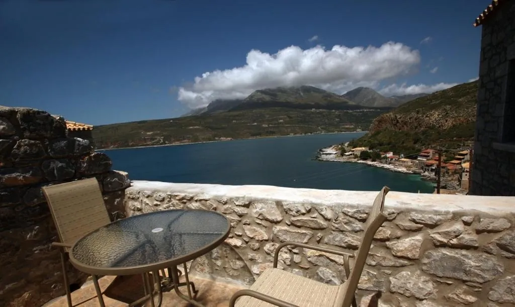 Balcony/Terrace in Vasilios Apartments Hotel