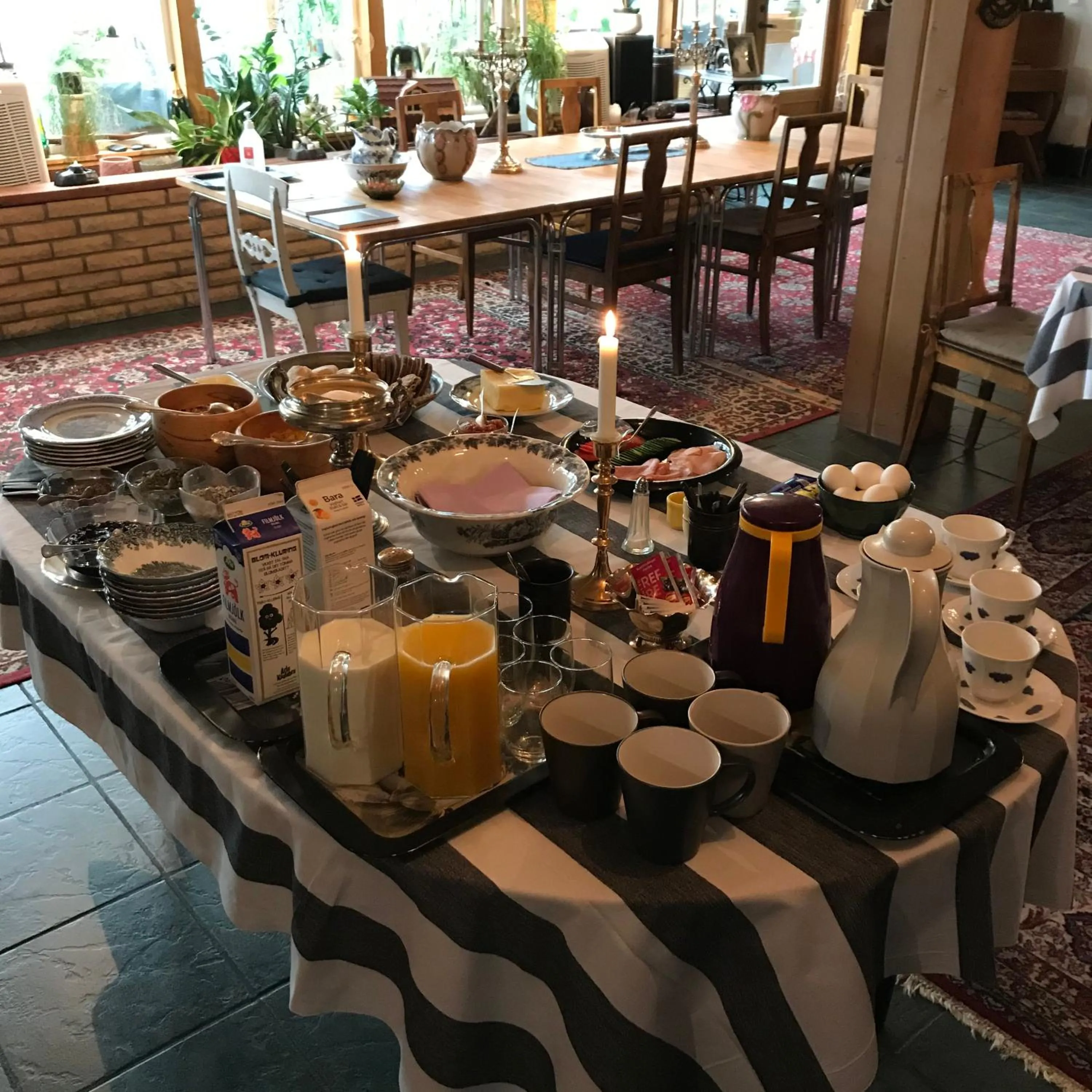 Breakfast in Klefstad gård