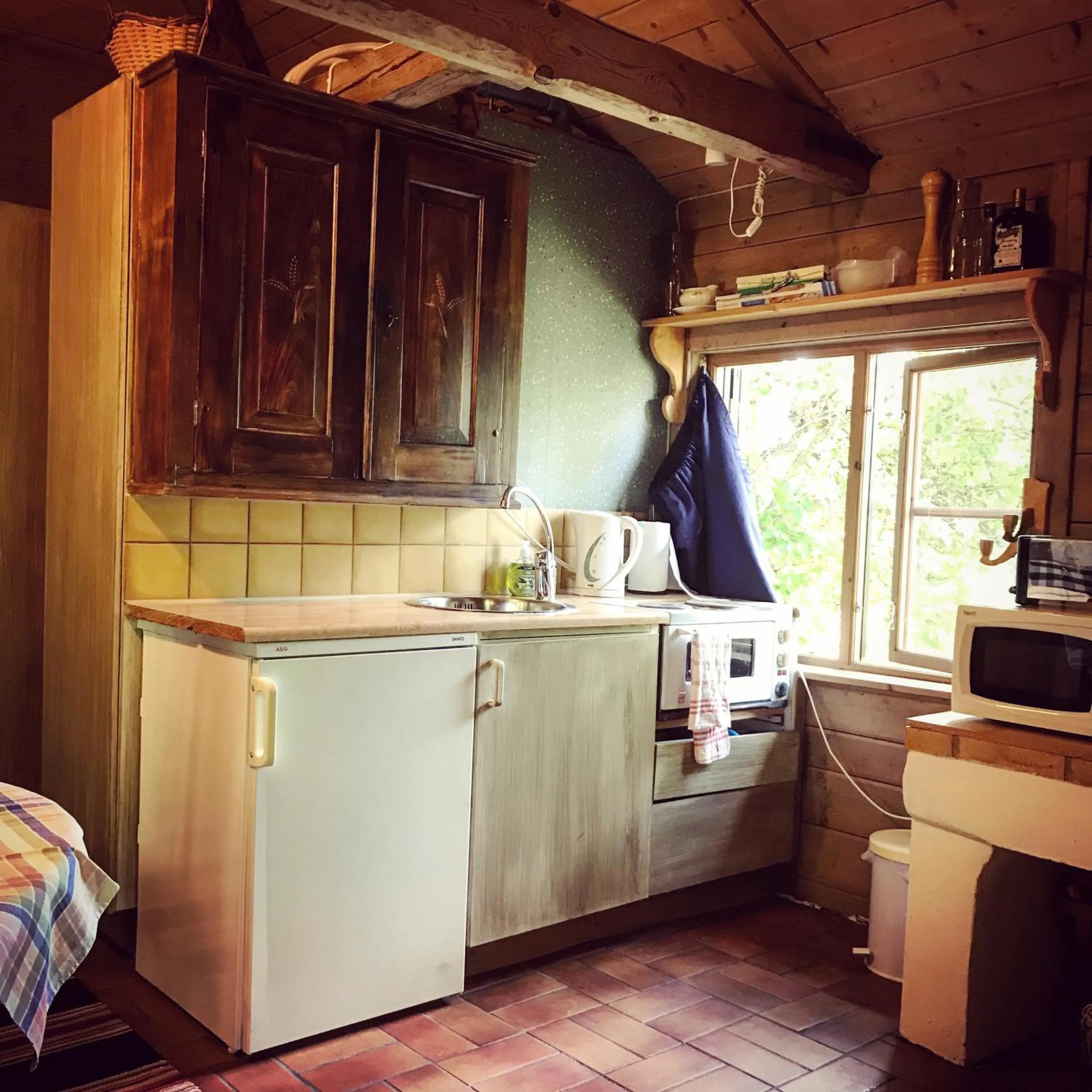 Kitchen or kitchenette in Klefstad gård