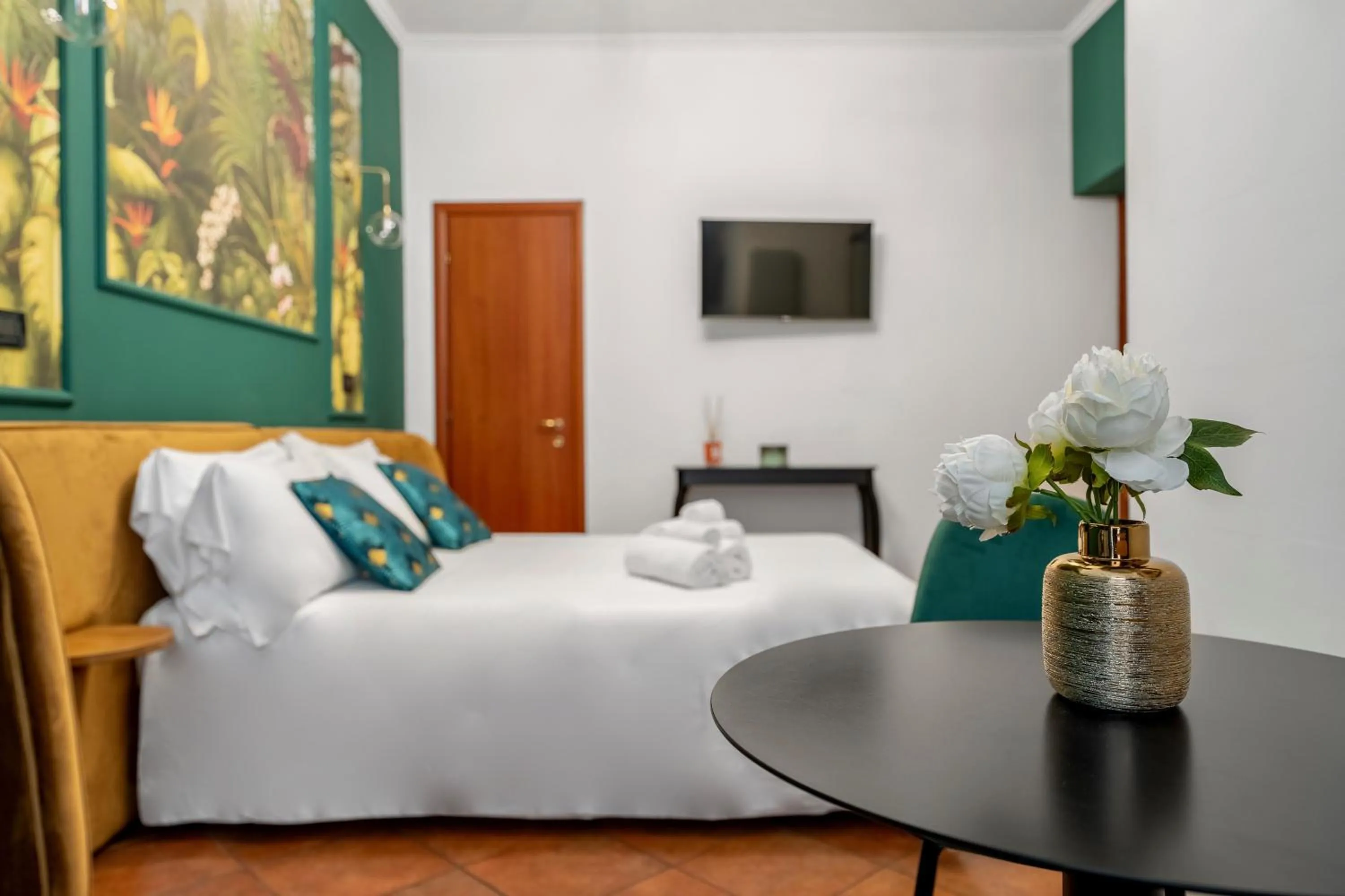 Bed in Colosseo Relais