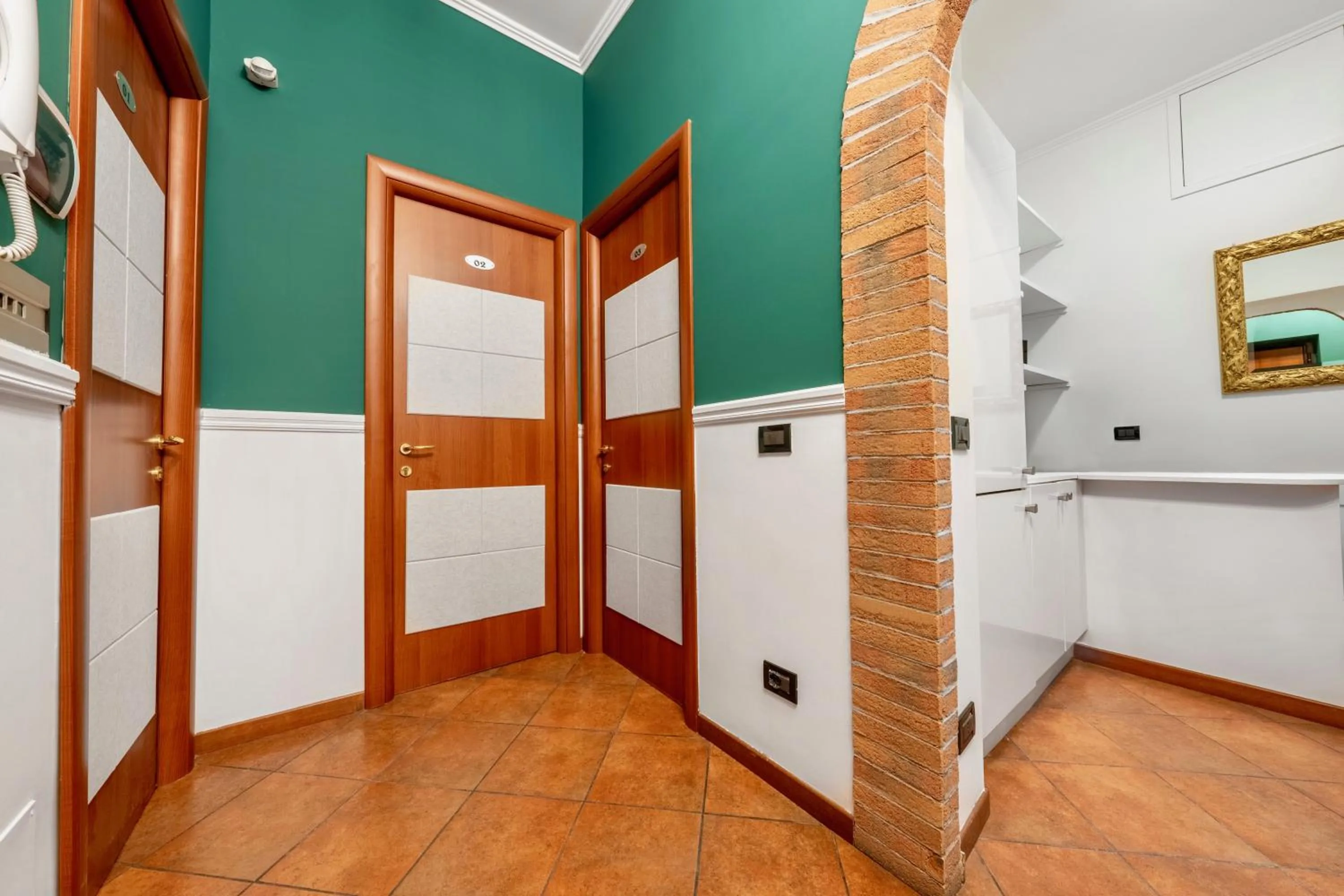 Lobby or reception in Colosseo Relais