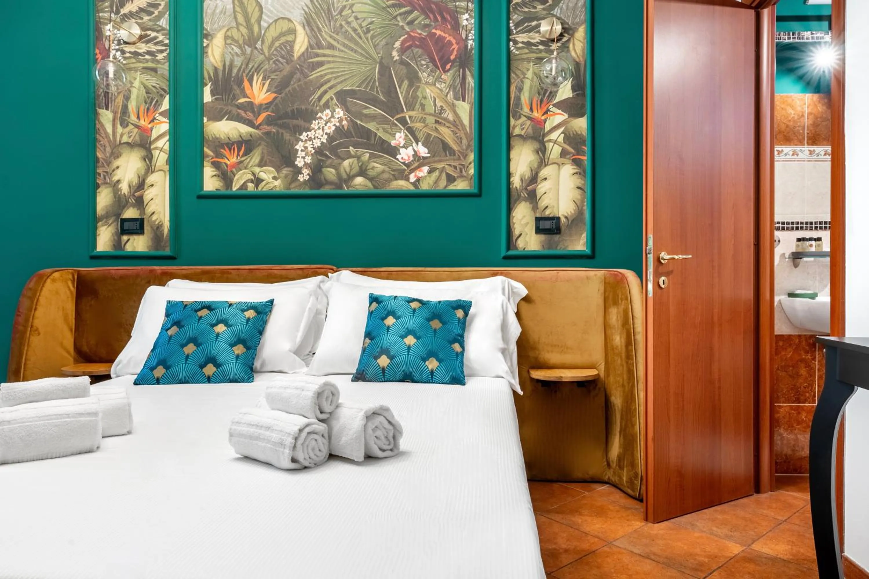 Bed in Colosseo Relais