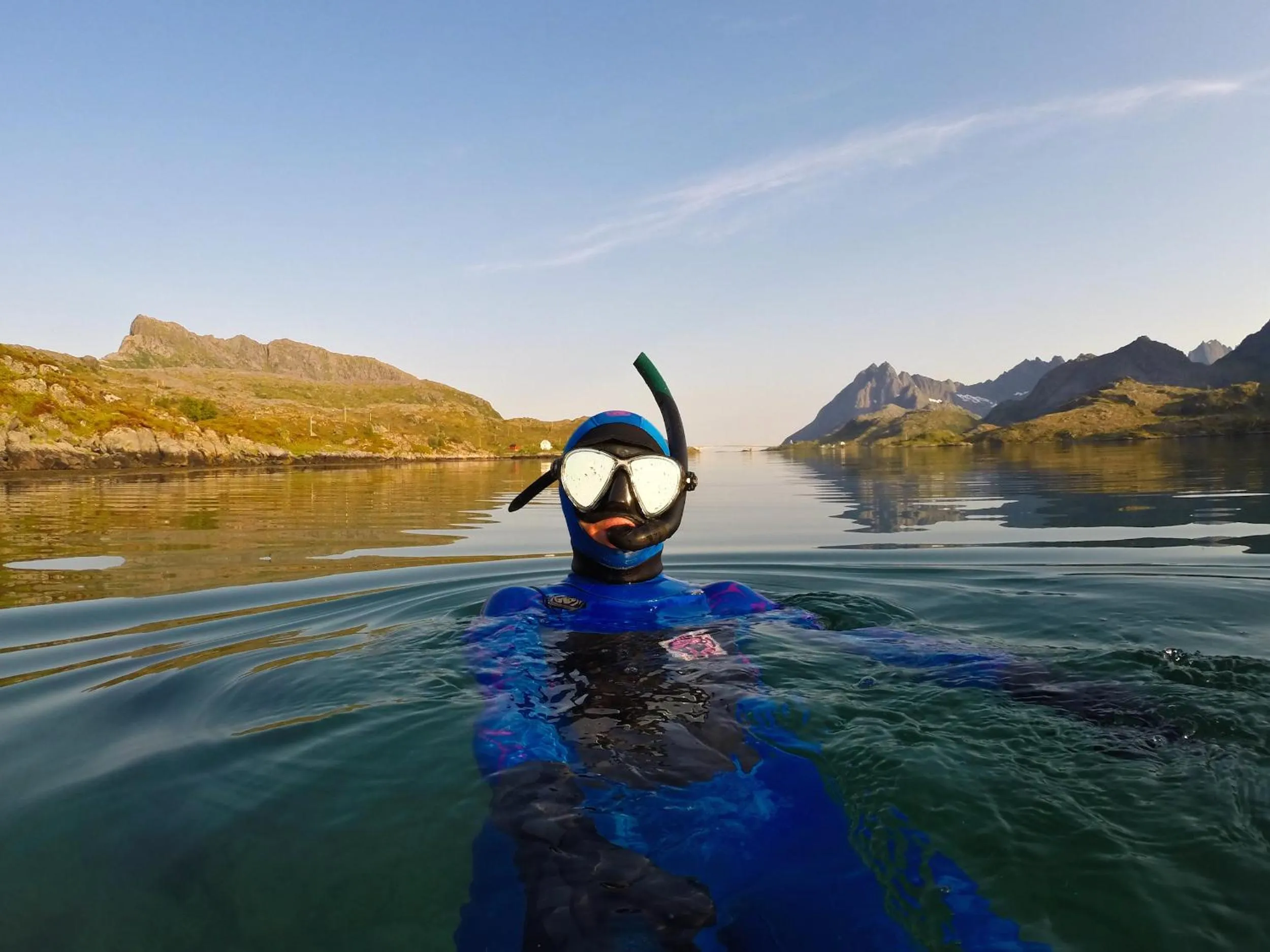 Snorkeling in Eliassen Rorbuer