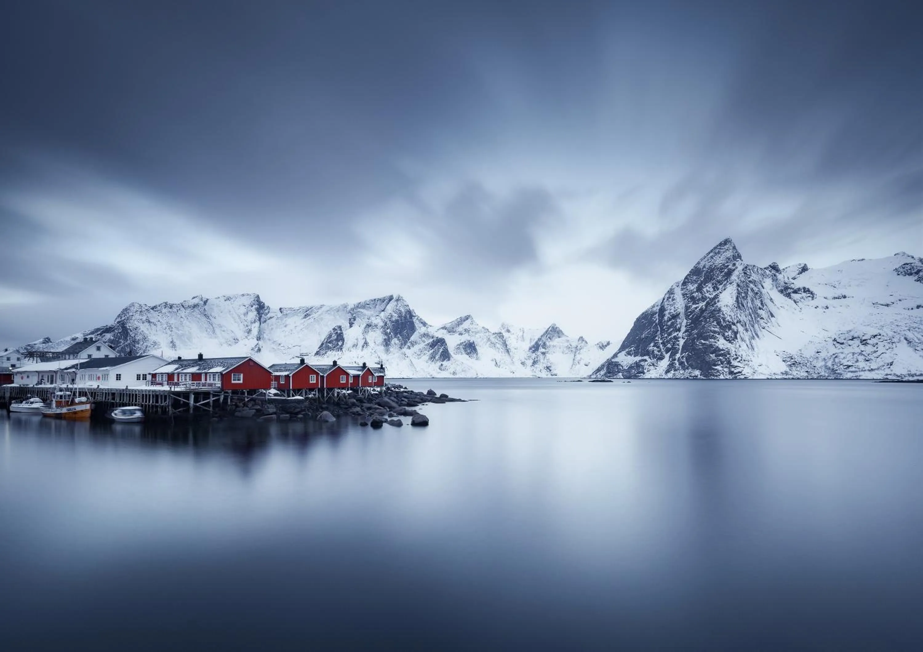 Bird's eye view in Eliassen Rorbuer