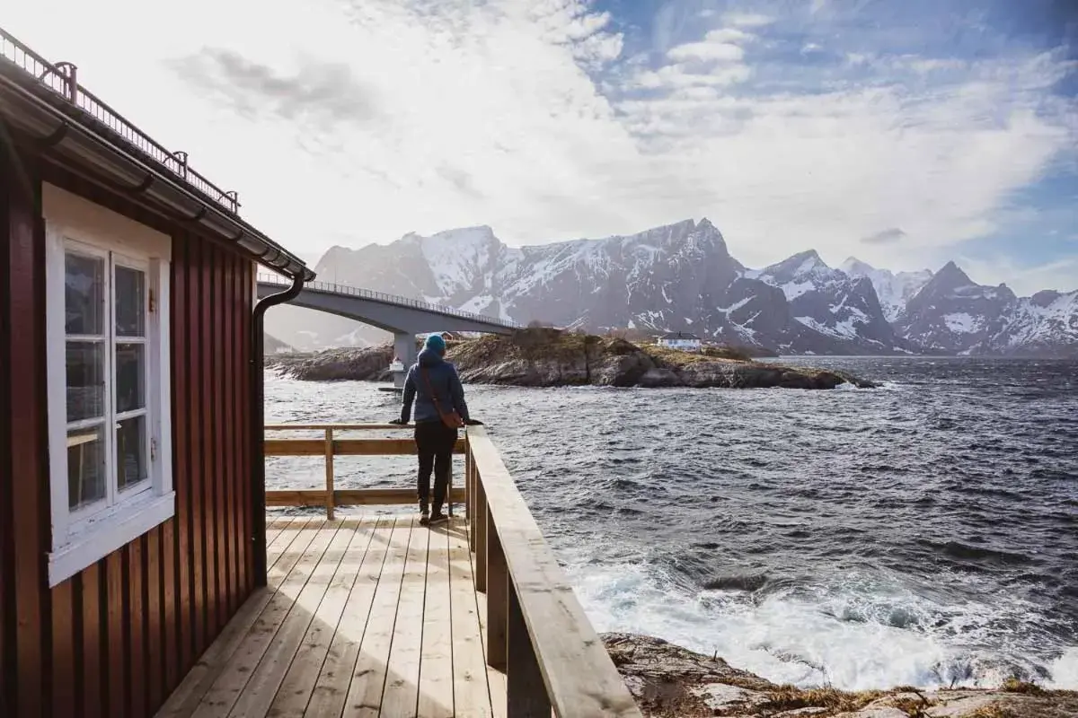 Sea view in Eliassen Rorbuer Sea view in Eliassen Rorbuer