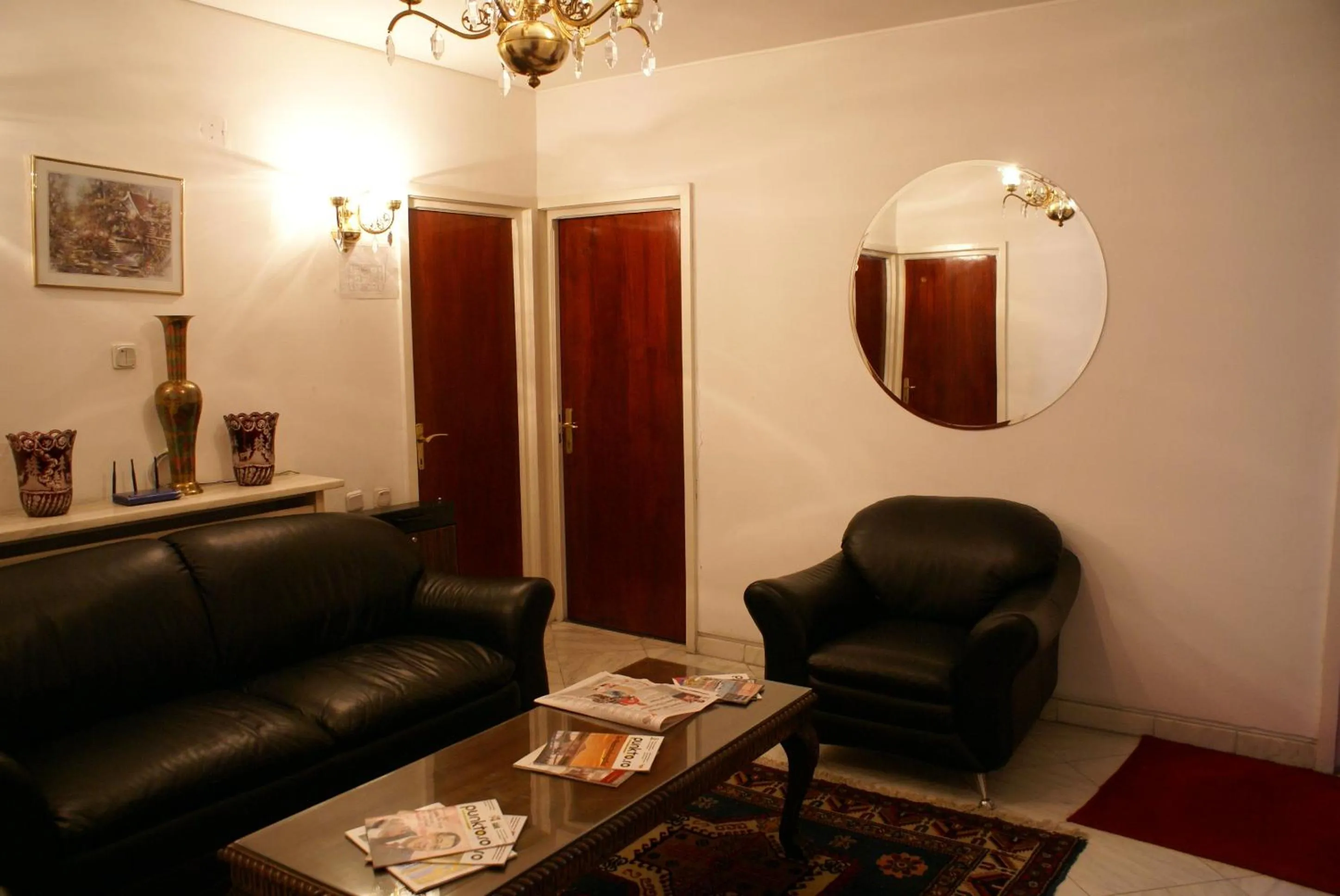 Lobby or reception in Pensiunea Helvetia